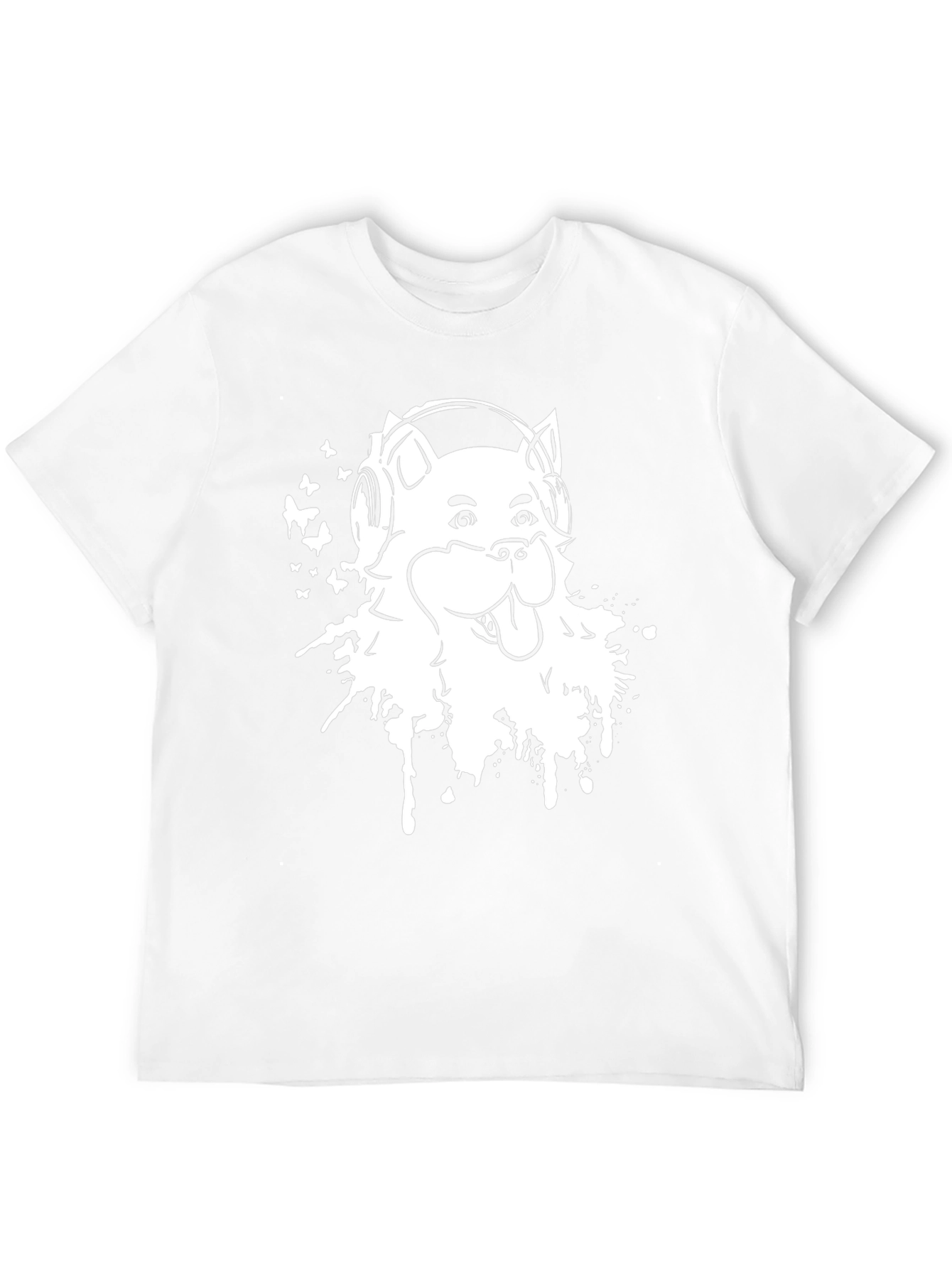 Cool Dog Graphic Tee - Music Lover Design