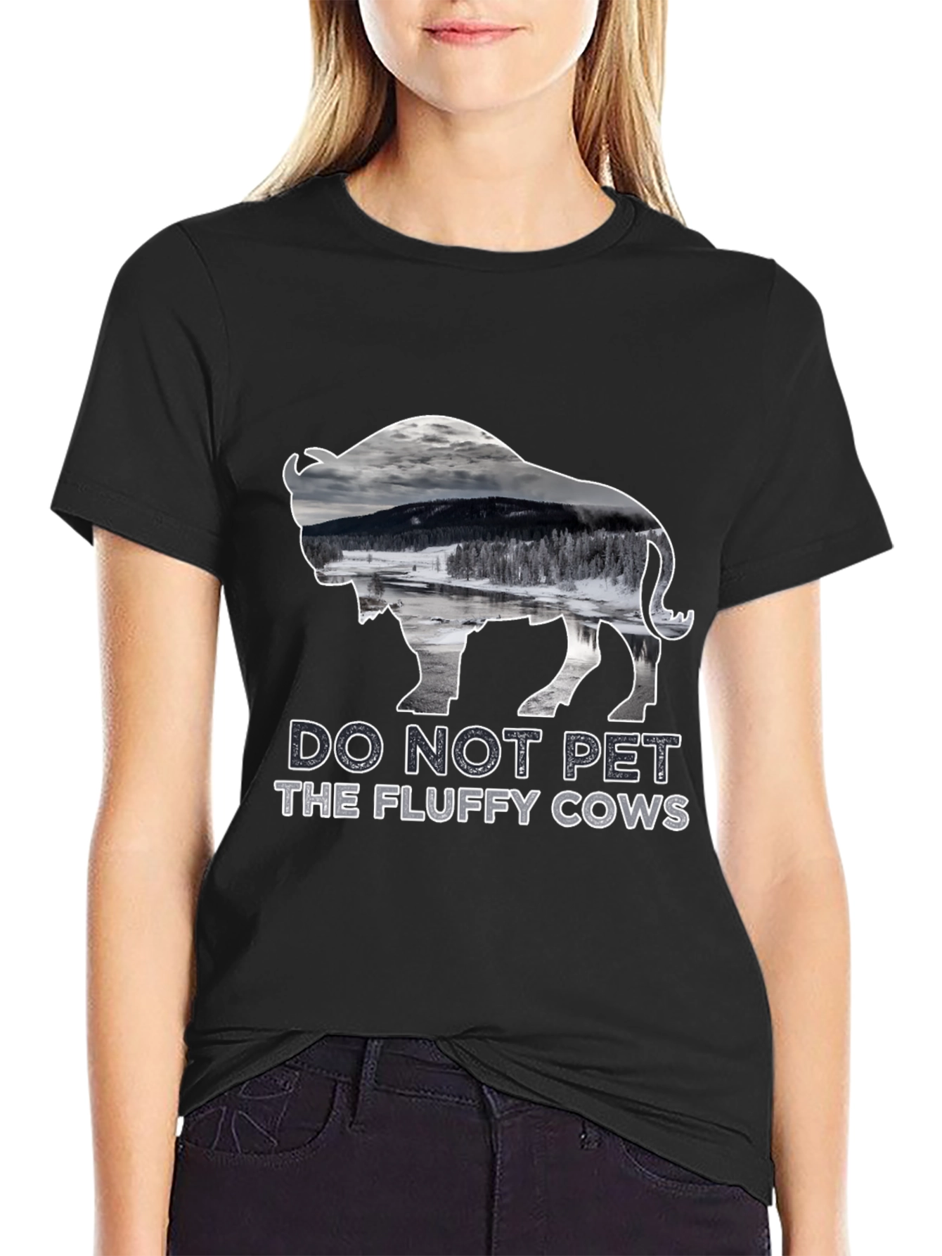 Do Not Pet the Fluffy Cows T-Shirt