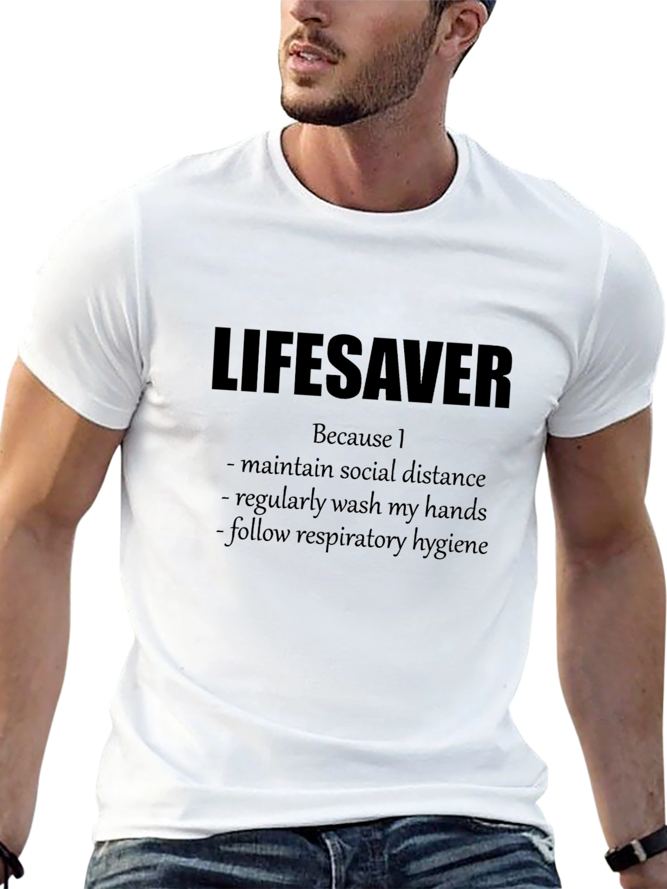 Lifesaver Social Distancing Graphic Tee