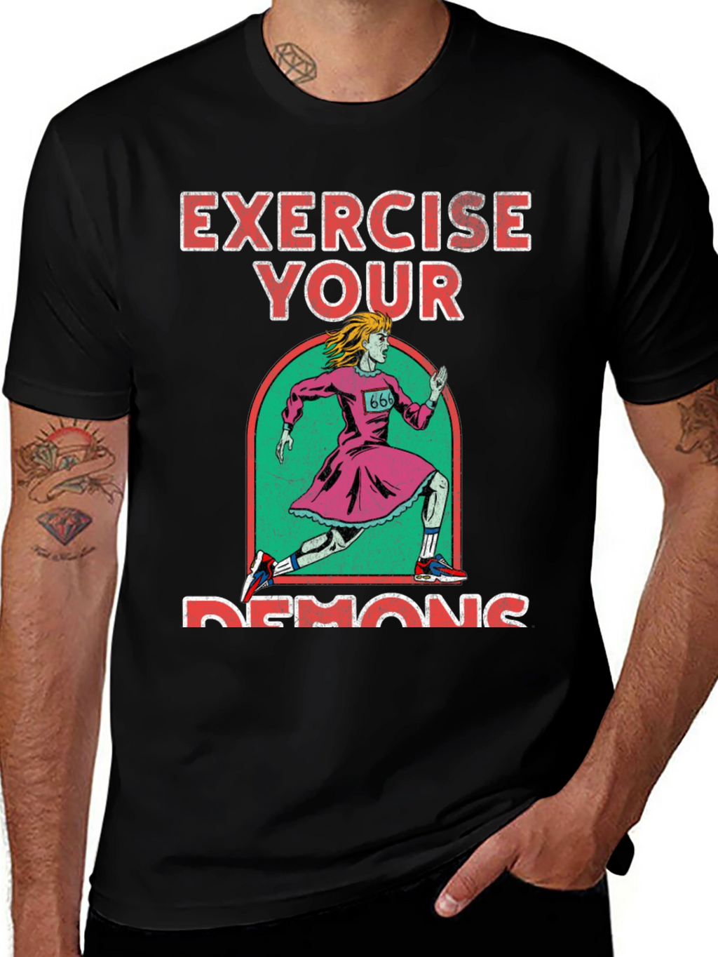 Exercise Your Demons Graphic Tee