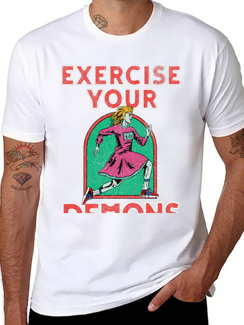 Exercise Your Demons Graphic Tee
