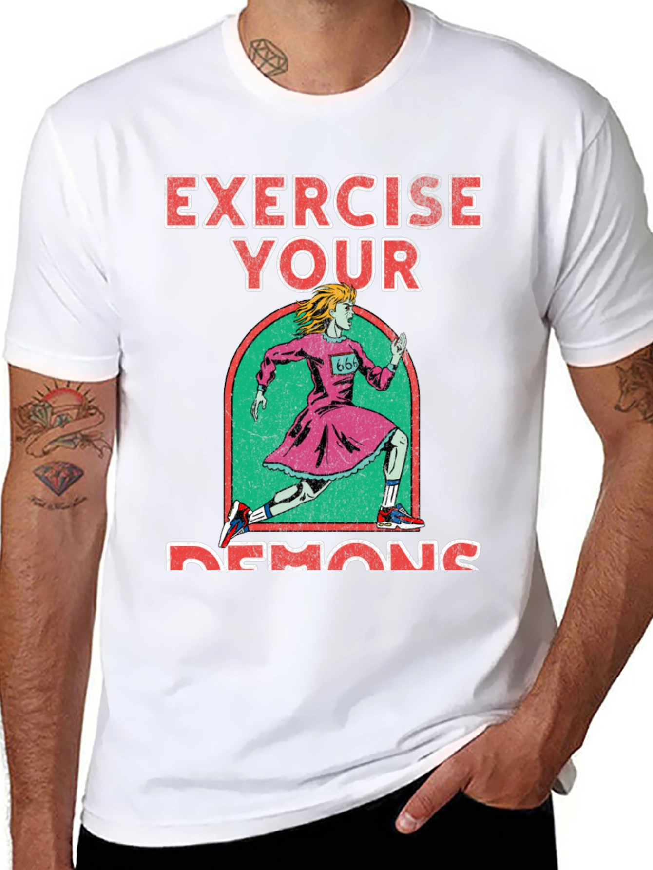 Exercise Your Demons Graphic Tee