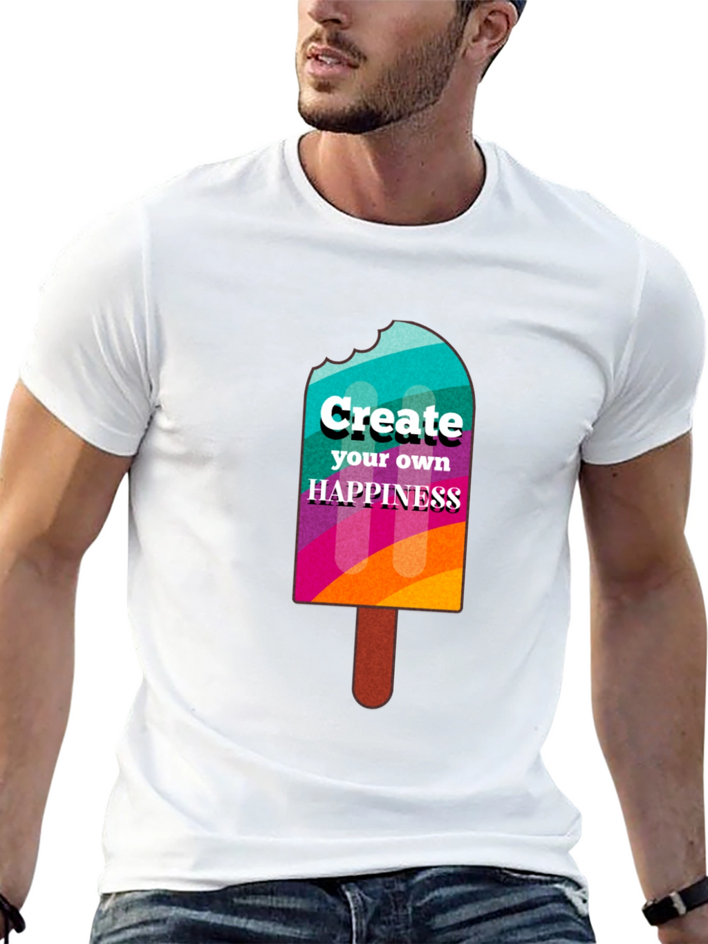 Create Your Own Happiness Graphic T-Shirt