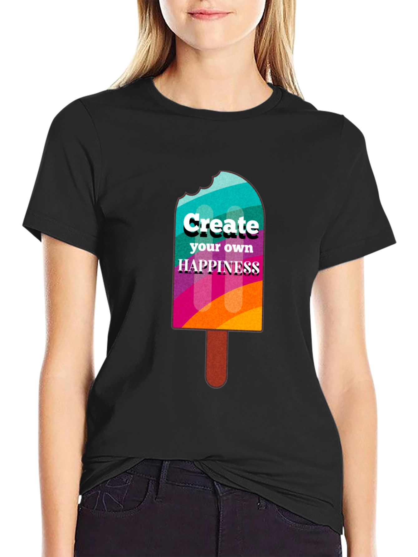 Create Your Own Happiness Graphic T-Shirt