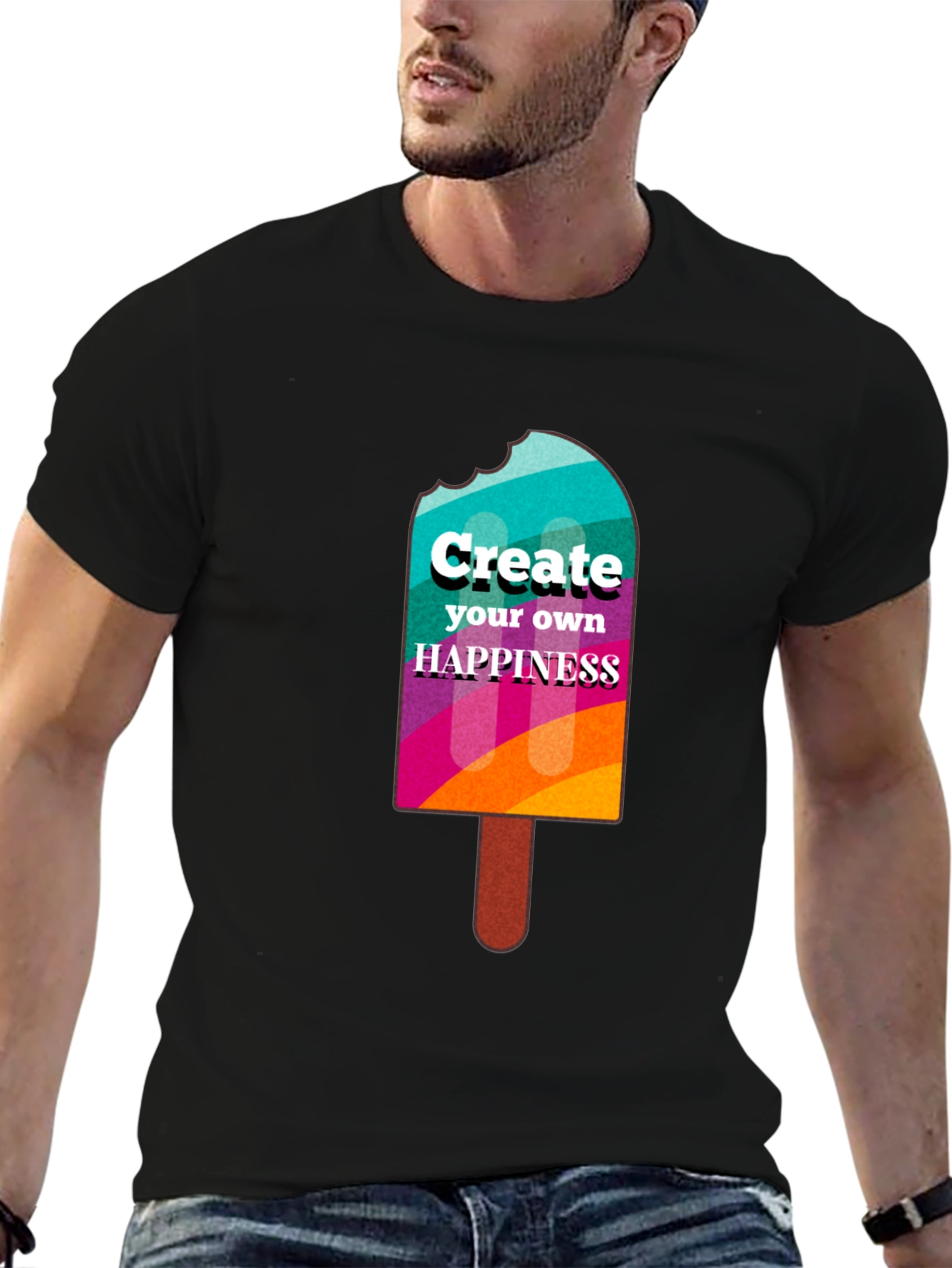 Create Your Own Happiness Graphic T-Shirt