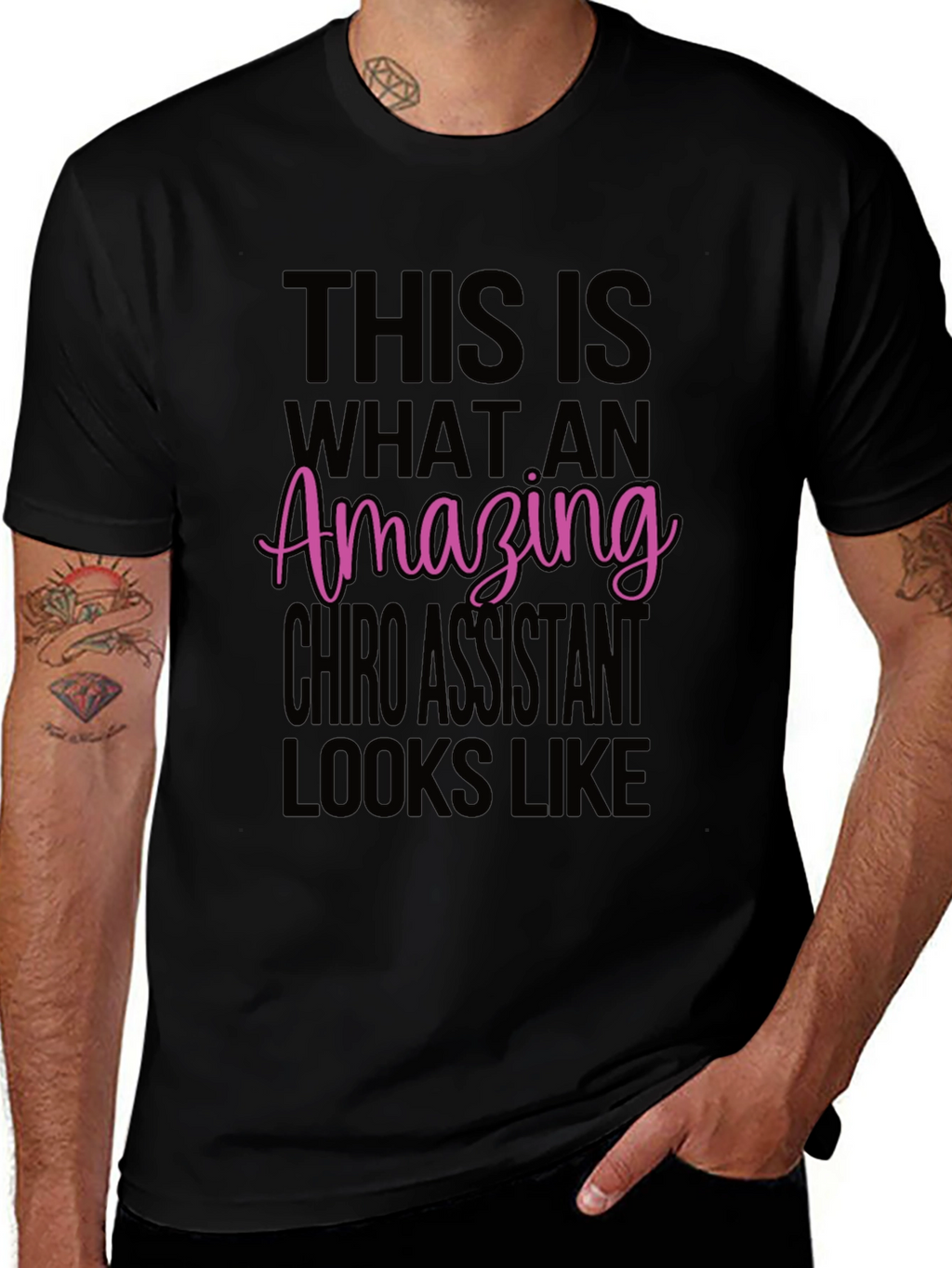 Amazing Chiro Assistant T-Shirt - Black