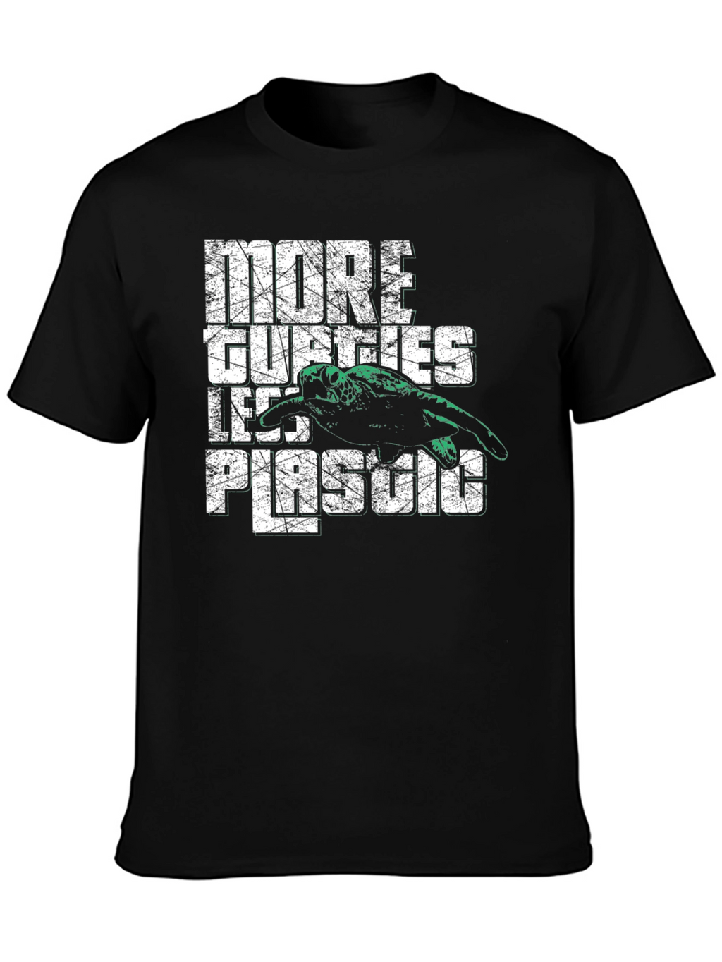 Eco-Friendly Turtle Graphic Tee