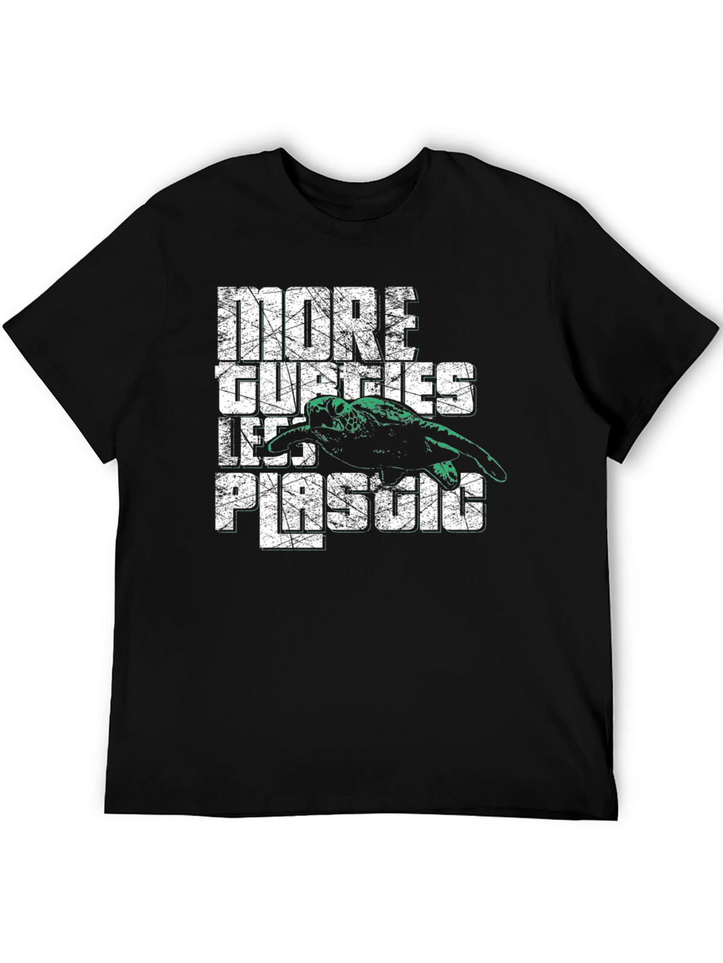 Eco-Friendly Turtle Graphic Tee