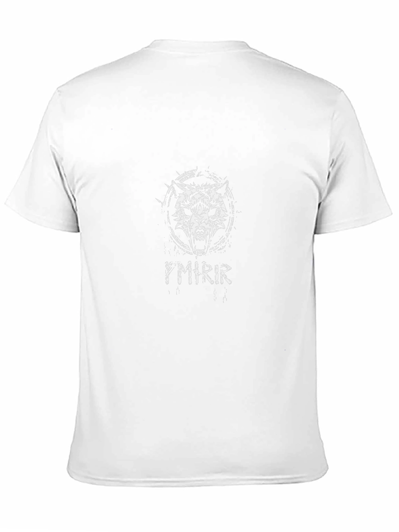 Ymir Wolf Graphic Black T-Shirt