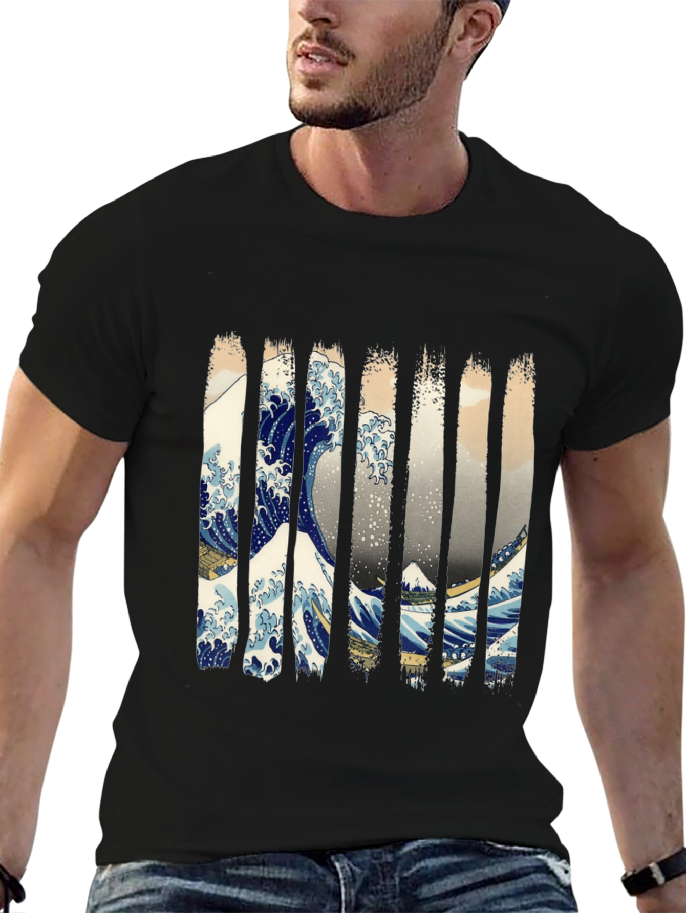 Great Wave Kanagawa T-Shirt - Artistic Japanese Print