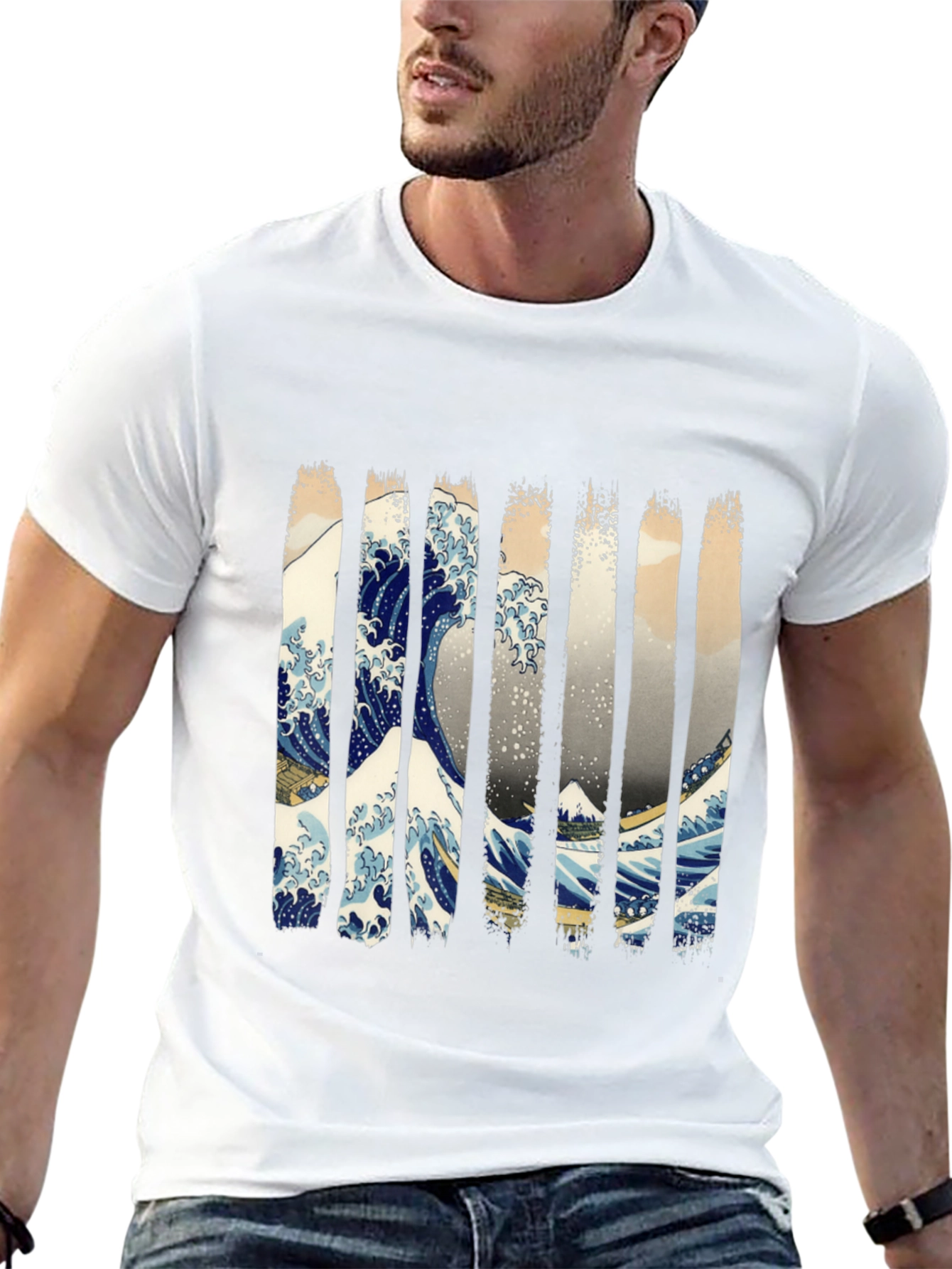 Great Wave Kanagawa T-Shirt - Artistic Japanese Print