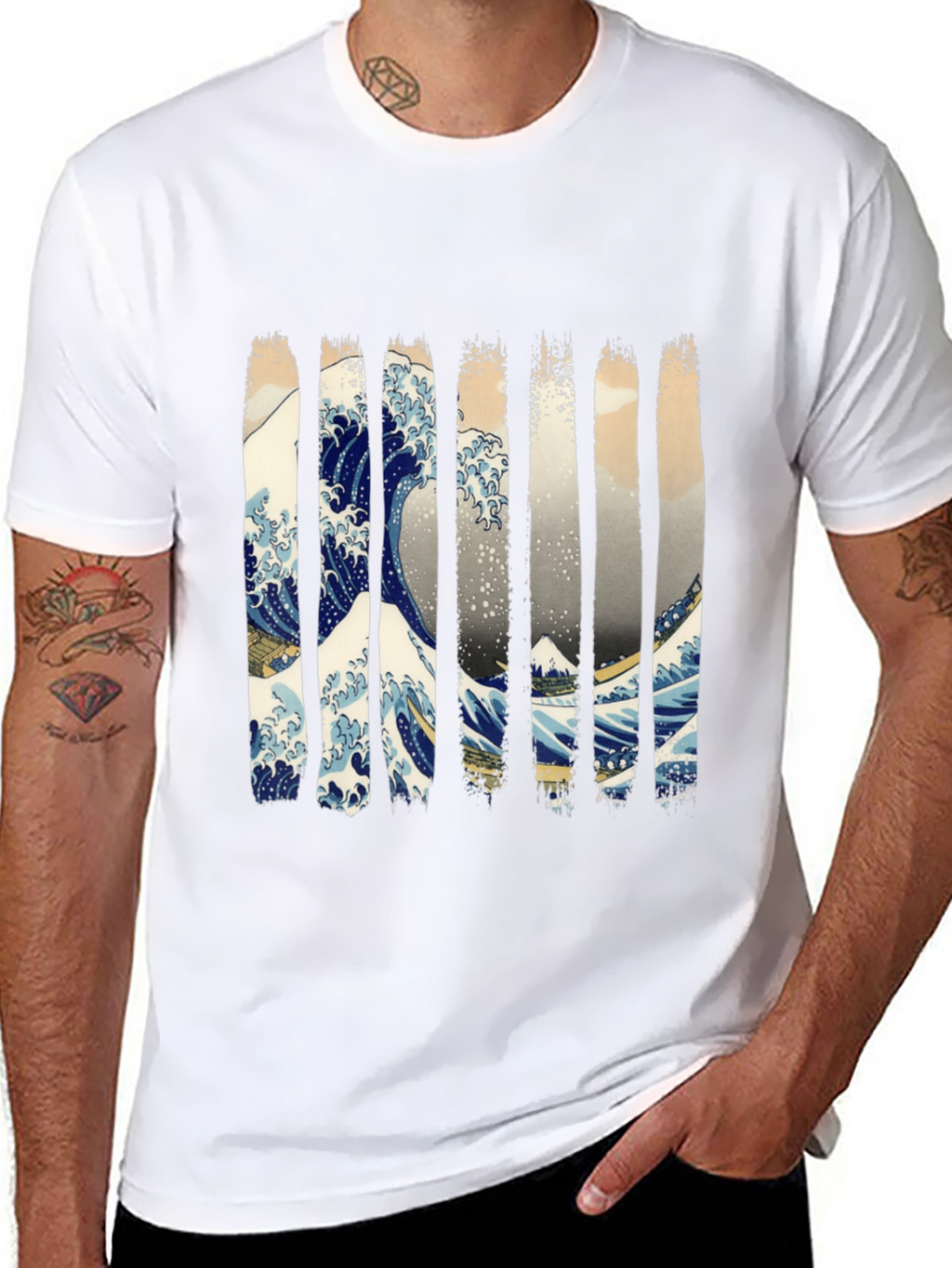 Great Wave Kanagawa T-Shirt - Artistic Japanese Print