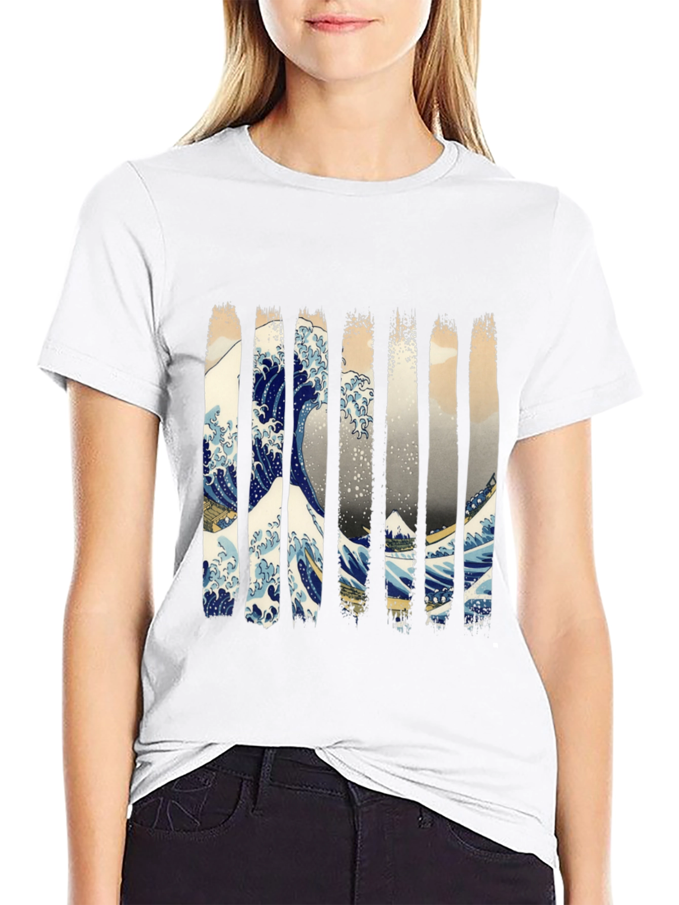 Great Wave Kanagawa T-Shirt - Artistic Japanese Print