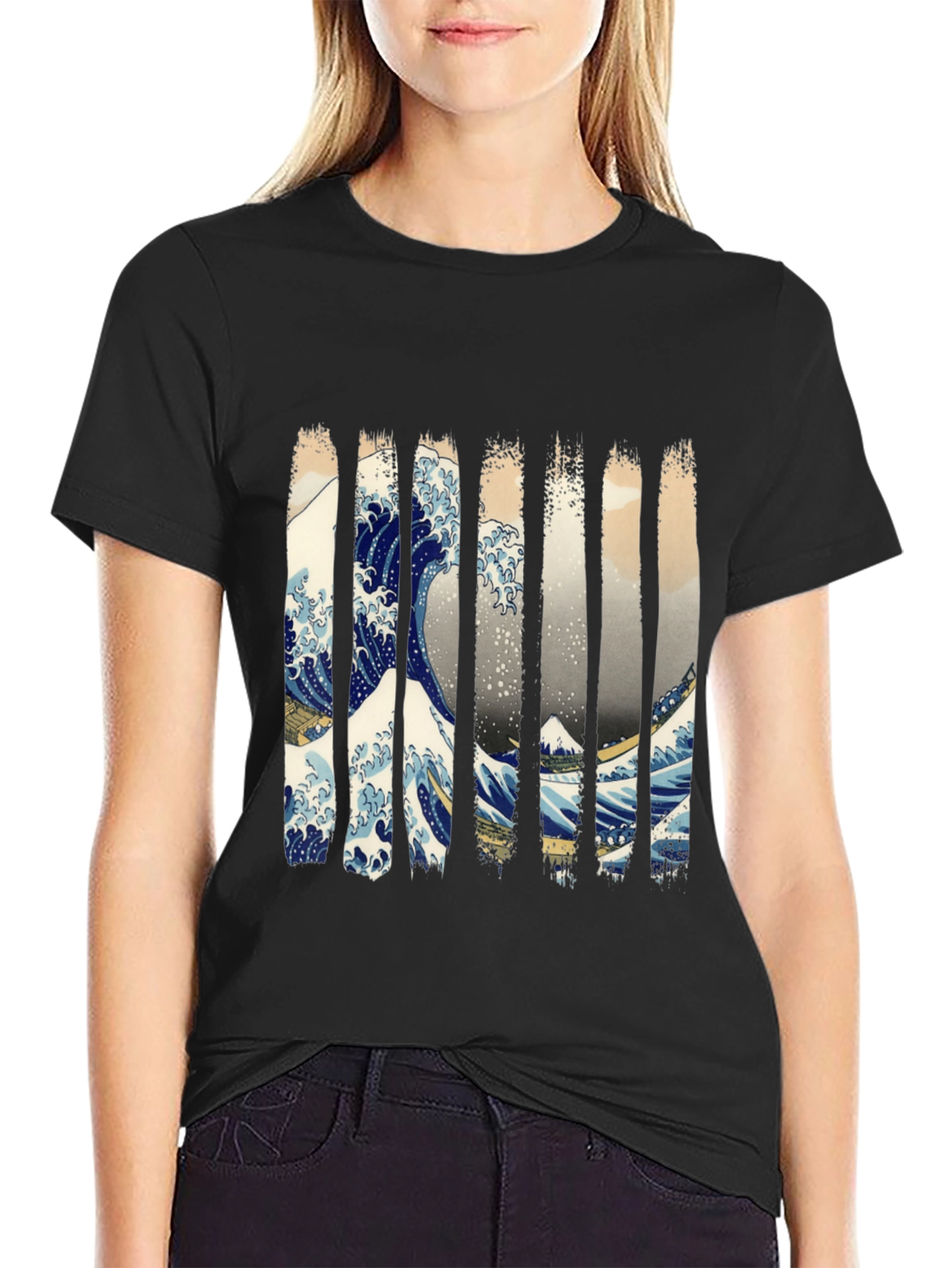 Great Wave Kanagawa T-Shirt - Artistic Japanese Print