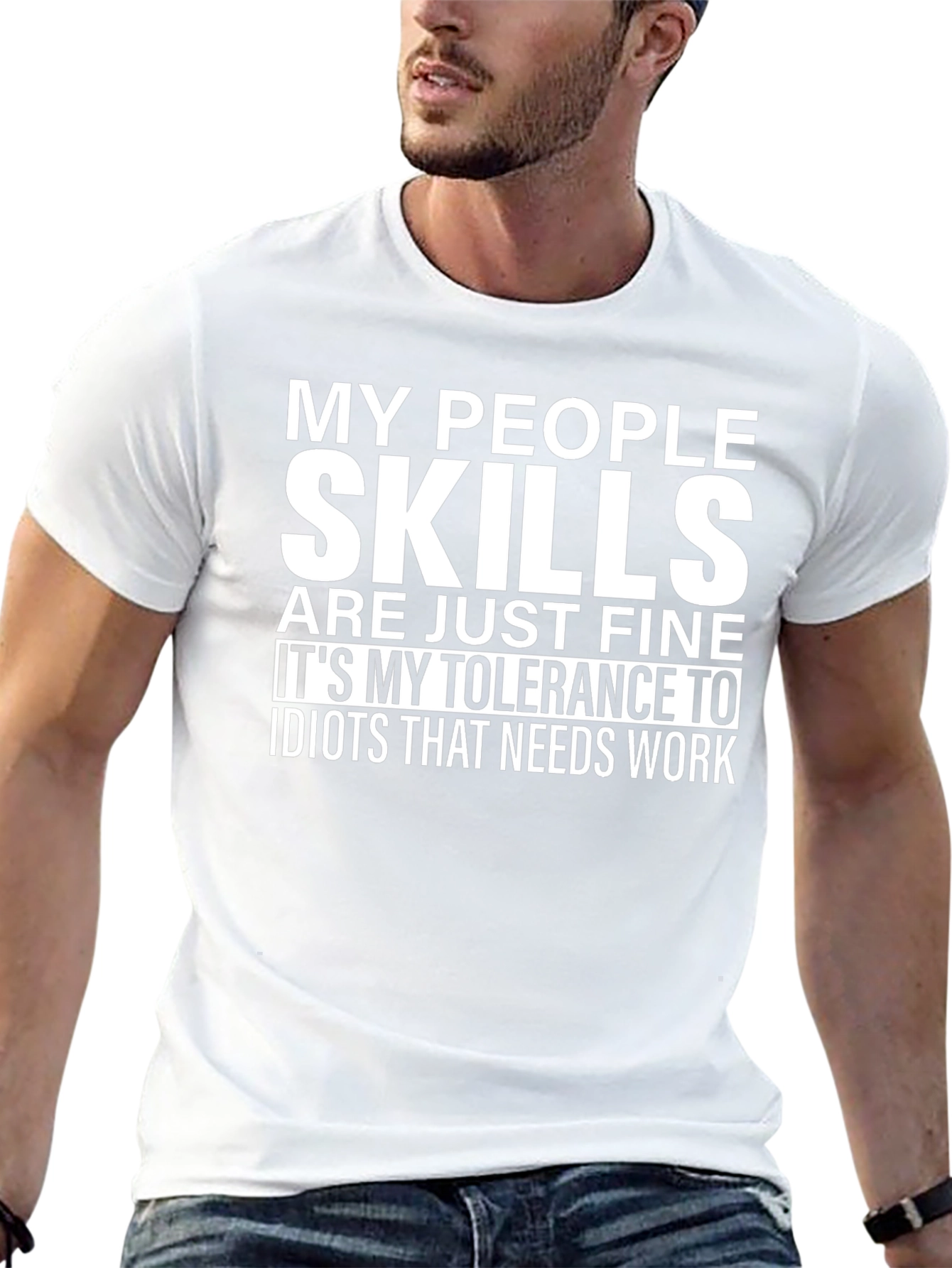 My People Skills T-Shirt - Funny Sarcastic Tee