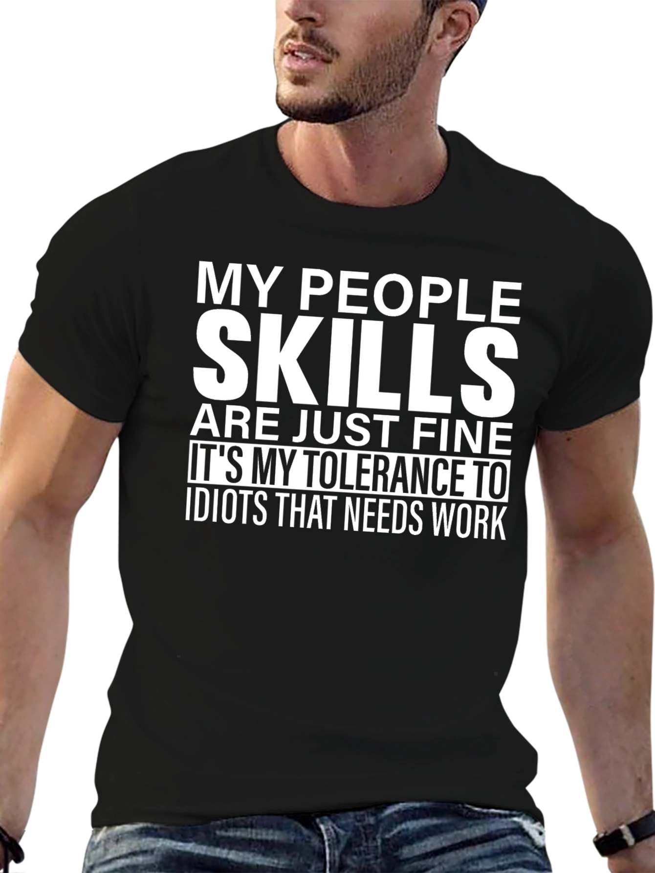 My People Skills T-Shirt - Funny Sarcastic Tee