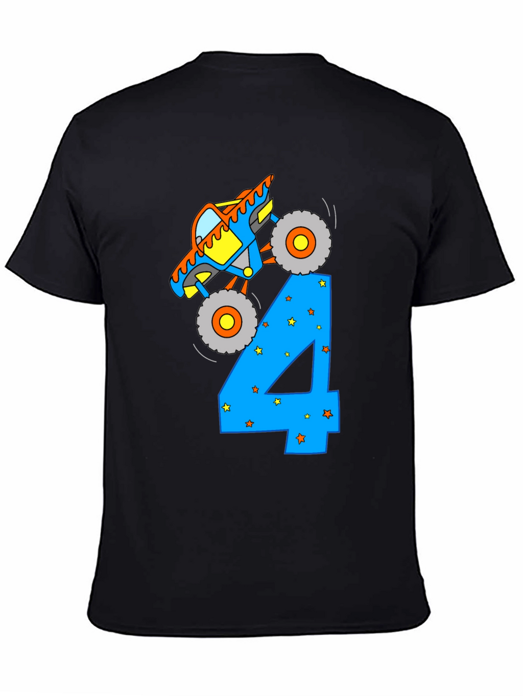 Monster Truck Birthday 4 T-Shirt