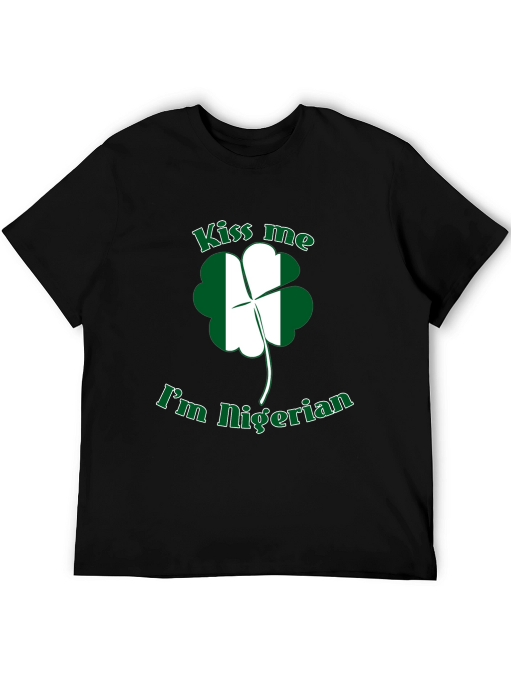 Kiss Me Im Nigerian St Patricks Day T-Shirt