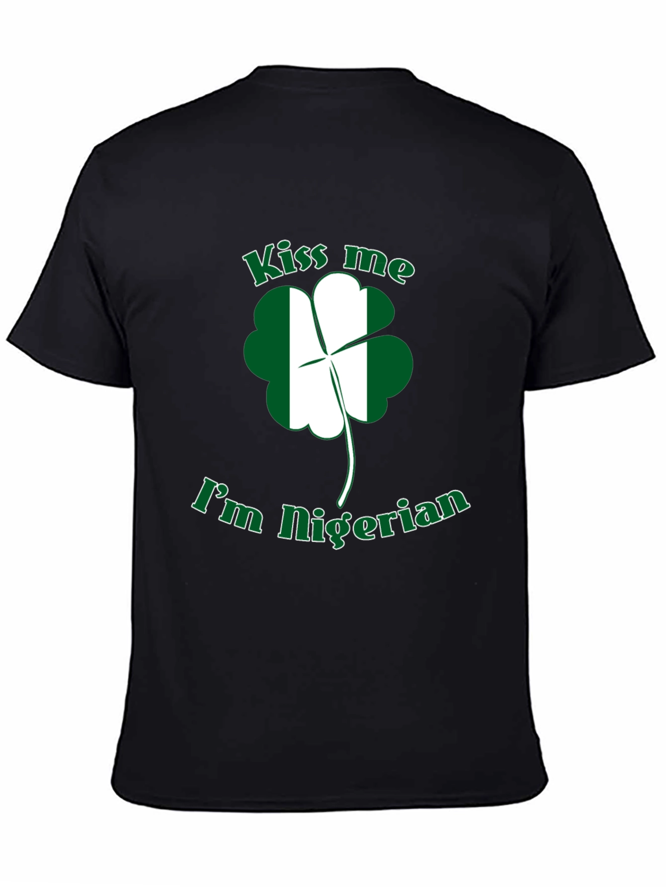 Kiss Me Im Nigerian St Patricks Day T-Shirt