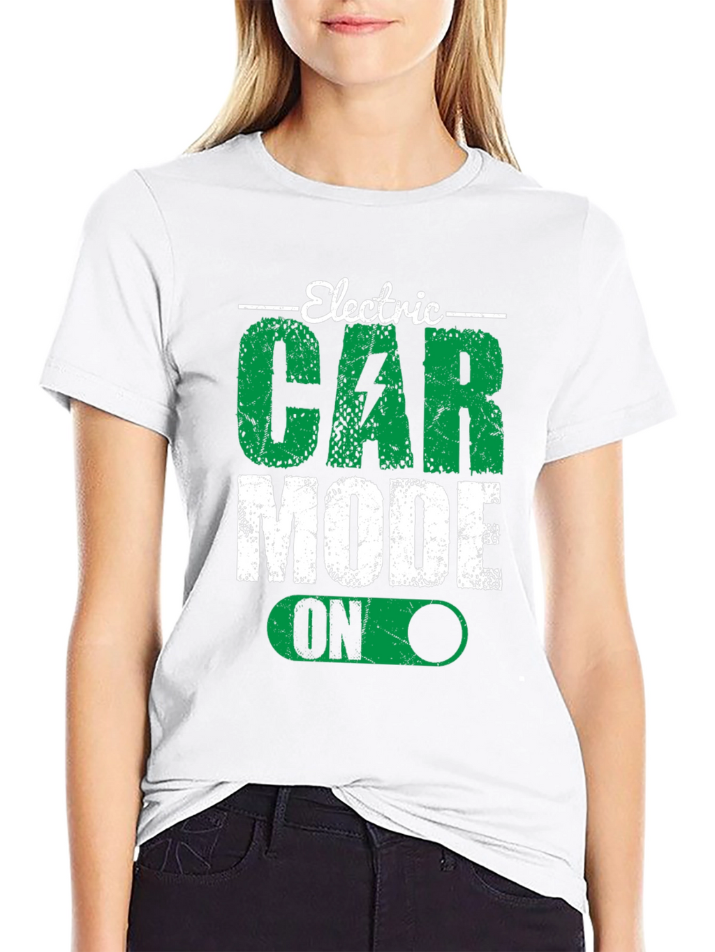 Electric Car Mode On Graphic Tee