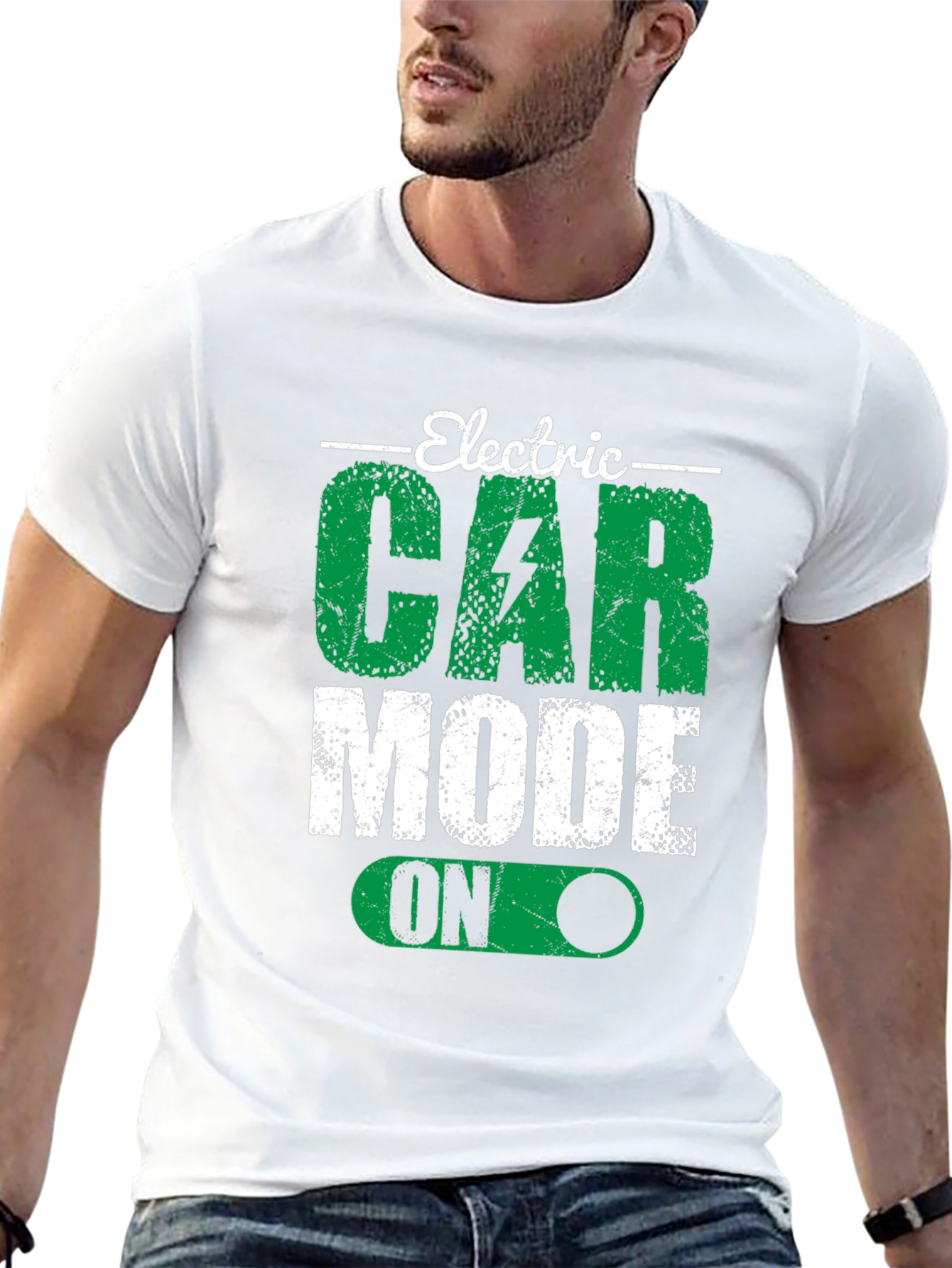 Electric Car Mode On Graphic Tee
