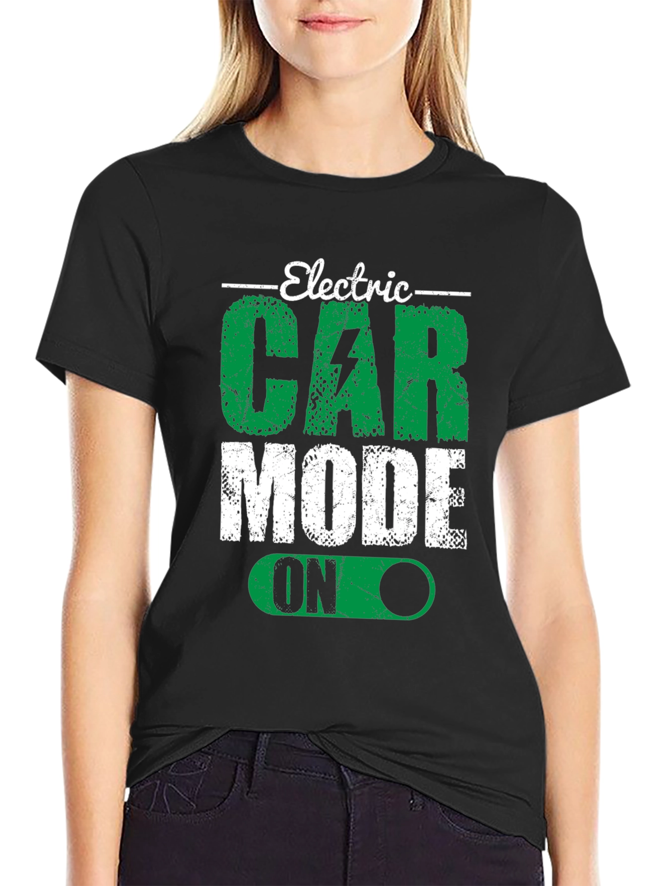 Electric Car Mode On Graphic Tee