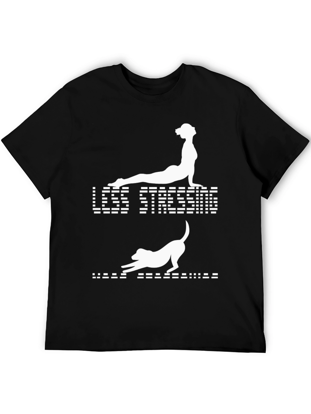 Relaxed Fit T-Shirt - Yoga Dog Design