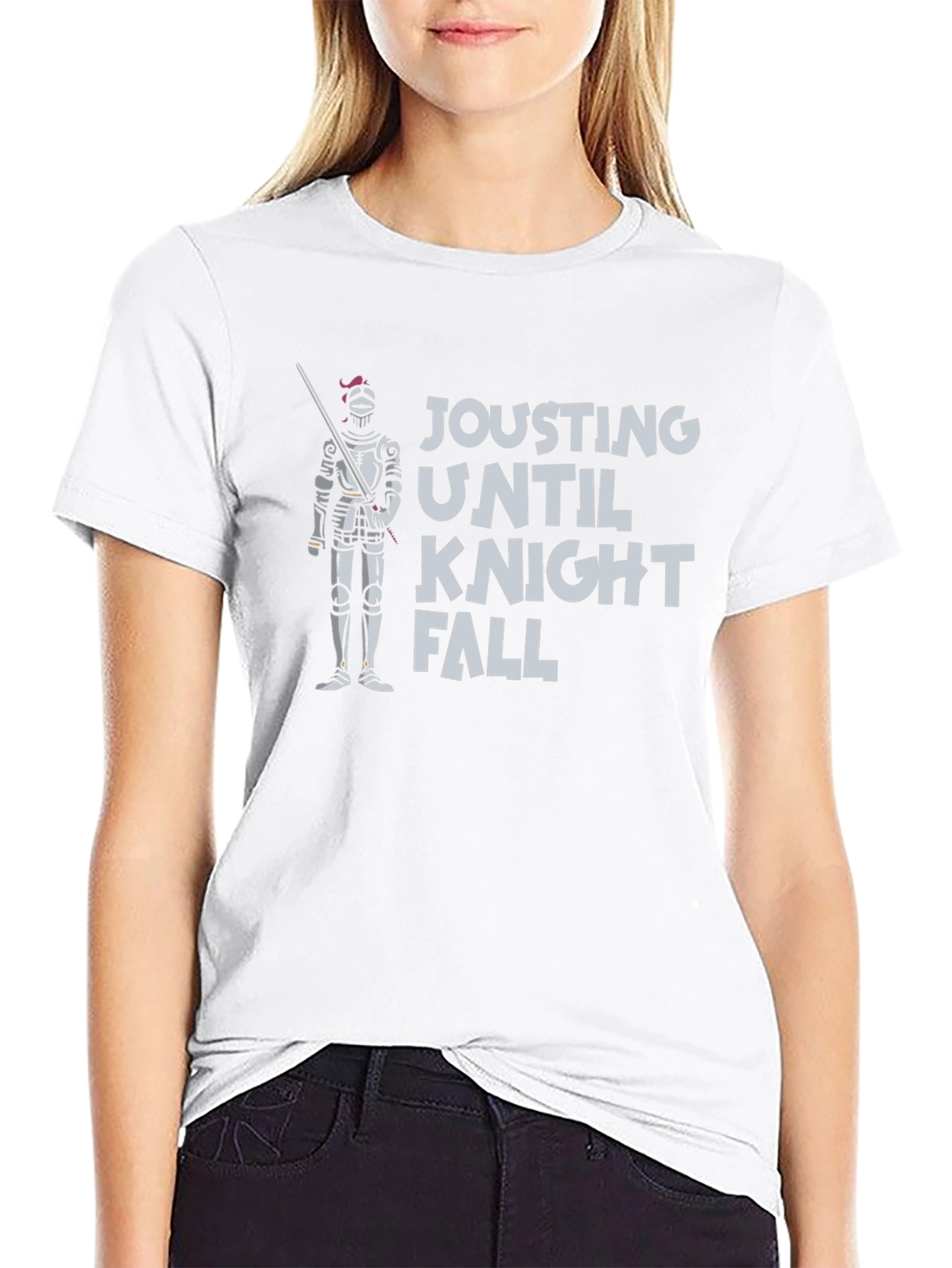 Jousting Until Knight Fall - Funny T-Shirt