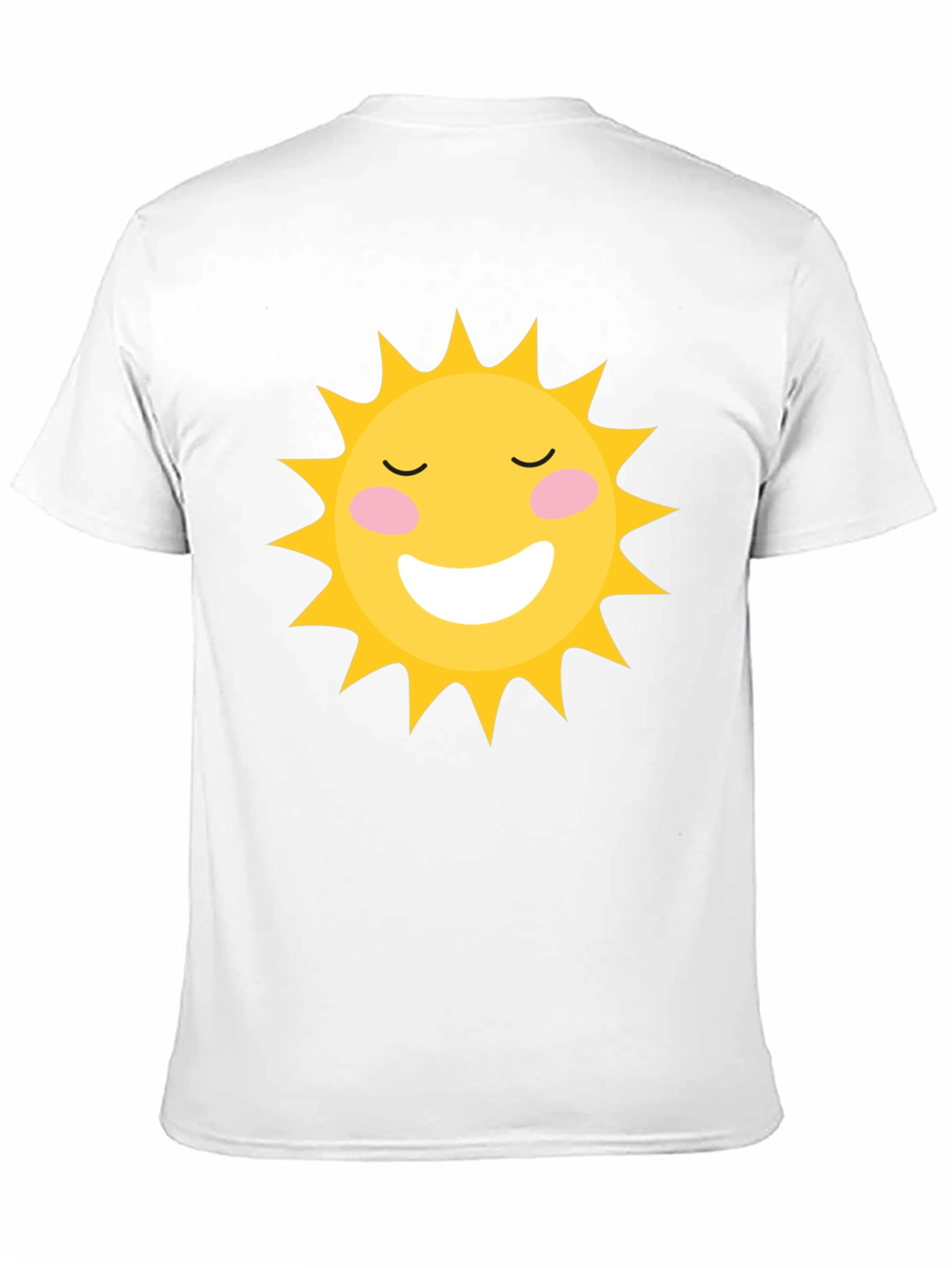 Smiling Sun Graphic Black T-Shirt
