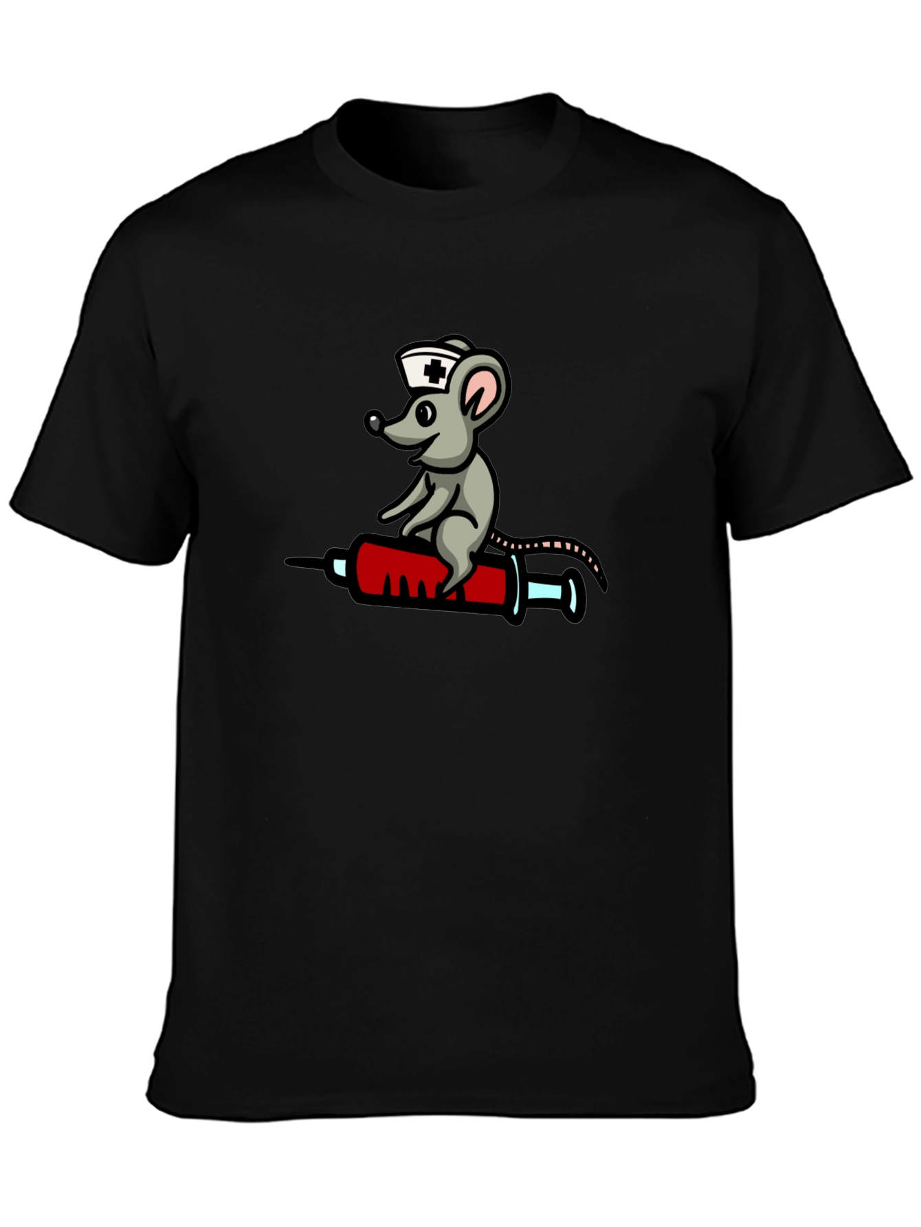 Nurse Rat Black T-Shirt
