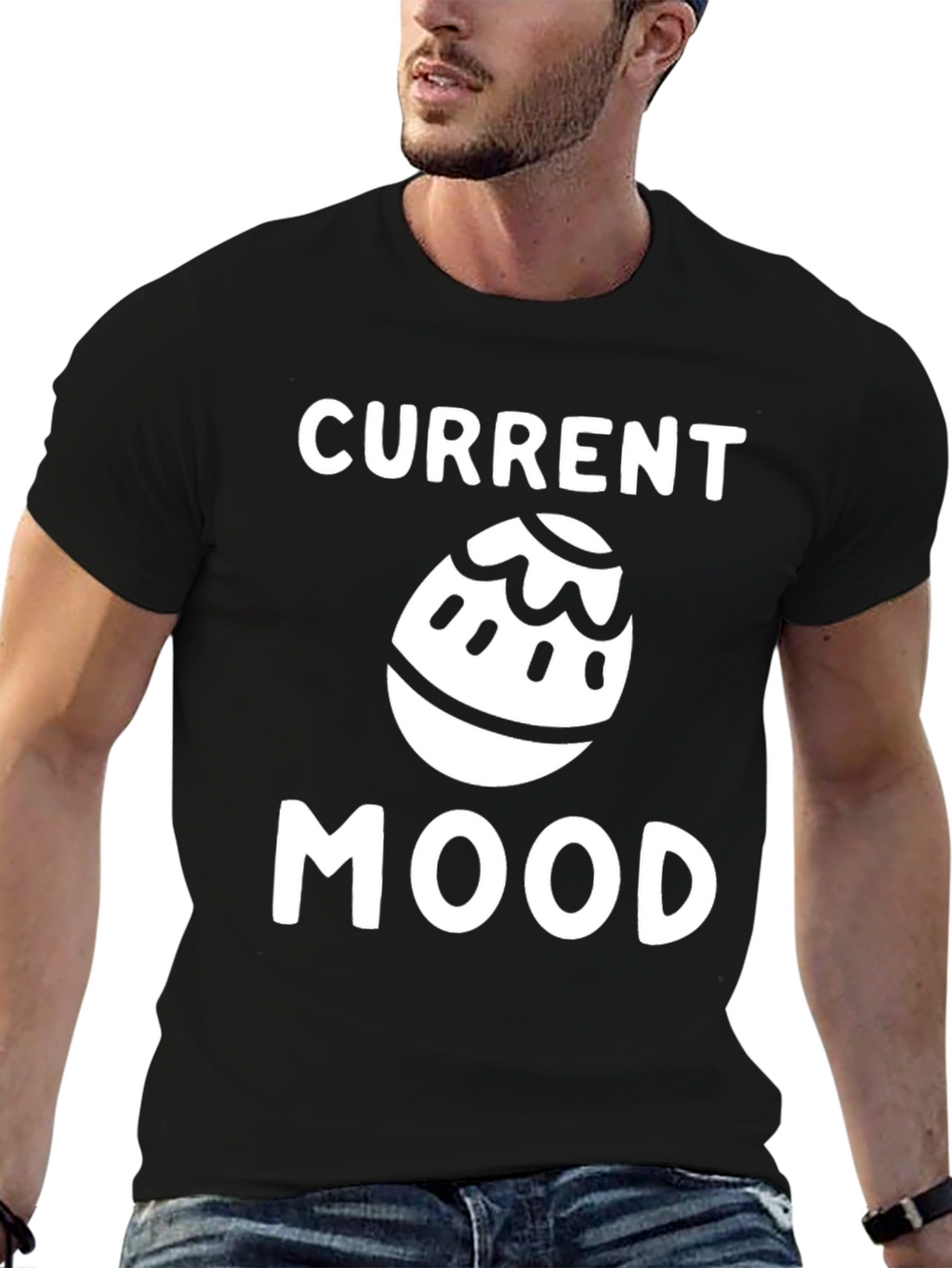 Current Egg Mood Graphic T-Shirt