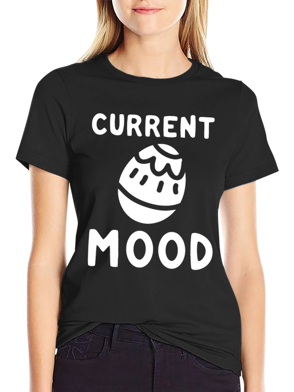 Current Egg Mood Graphic T-Shirt
