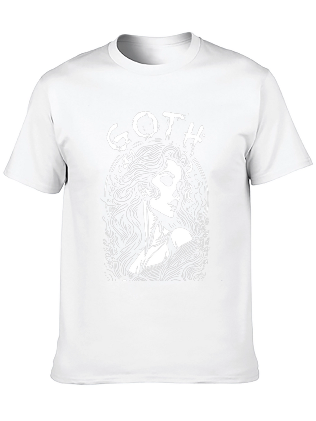 Gothic Woman Graphic Tee - Black Unisex Shirt