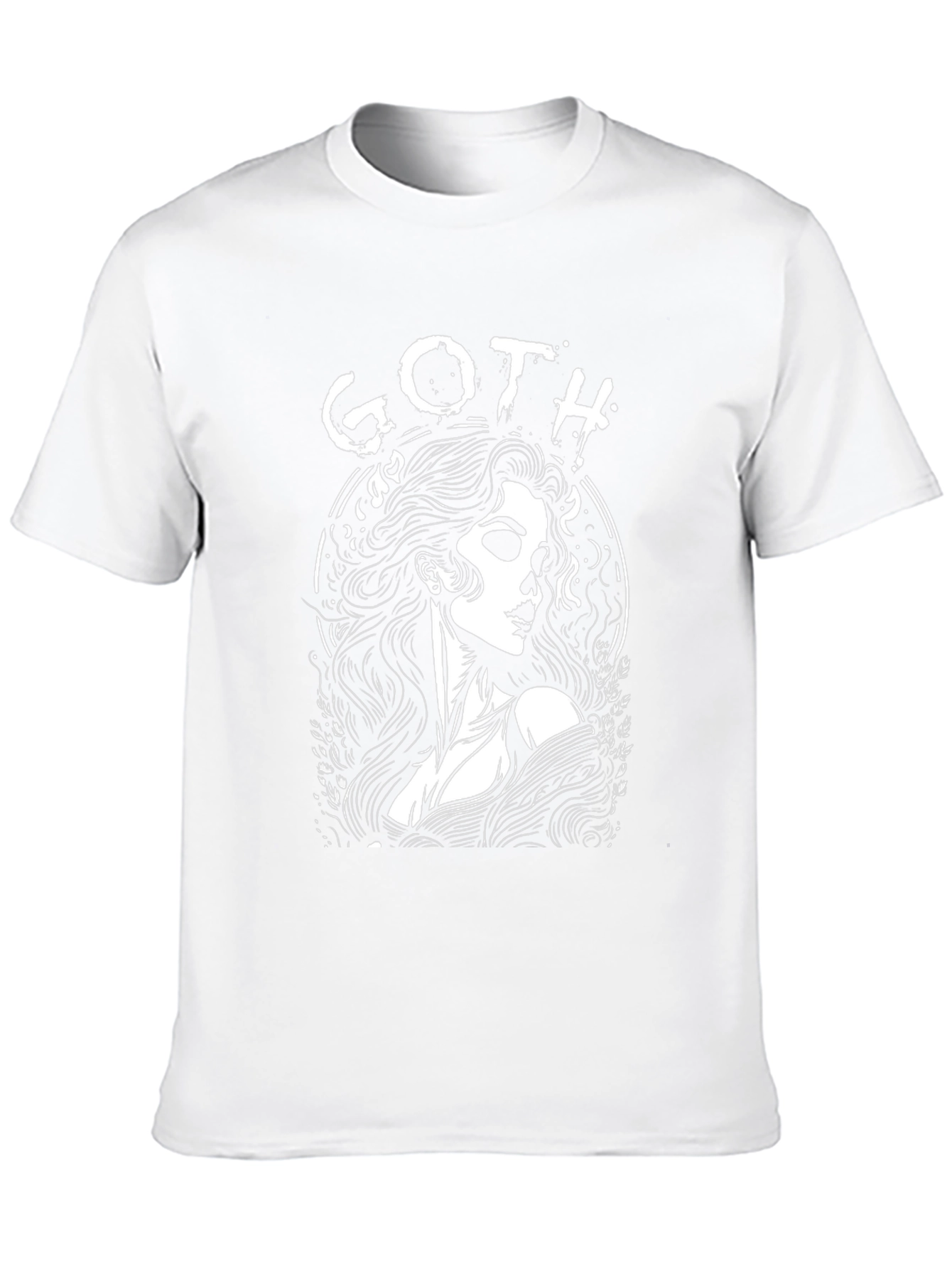Gothic Woman Graphic Tee - Black Unisex Shirt