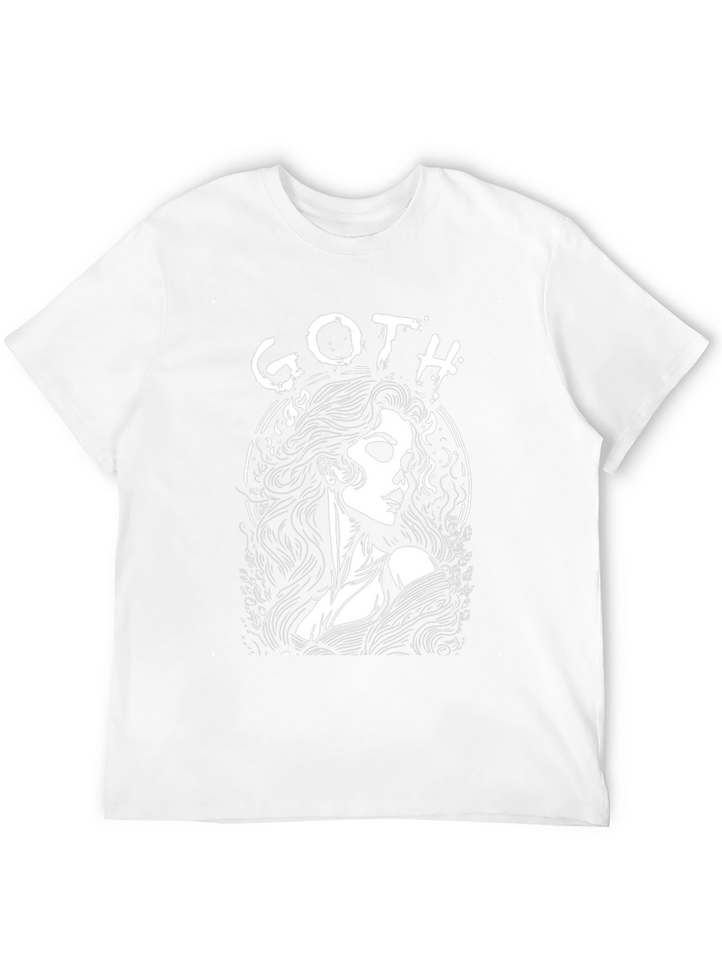 Gothic Woman Graphic Tee - Black Unisex Shirt