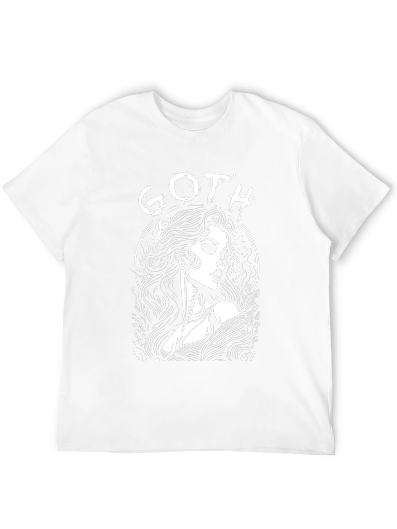 Gothic Woman Graphic Tee - Black Unisex Shirt