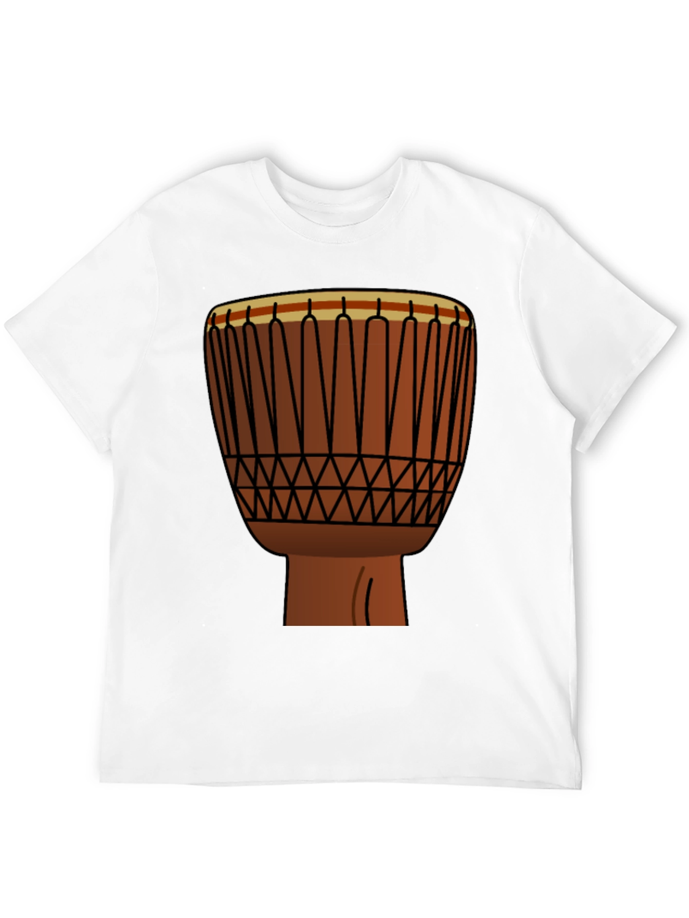 Djembe Drum Graphic Tee - Music Lover Shirt