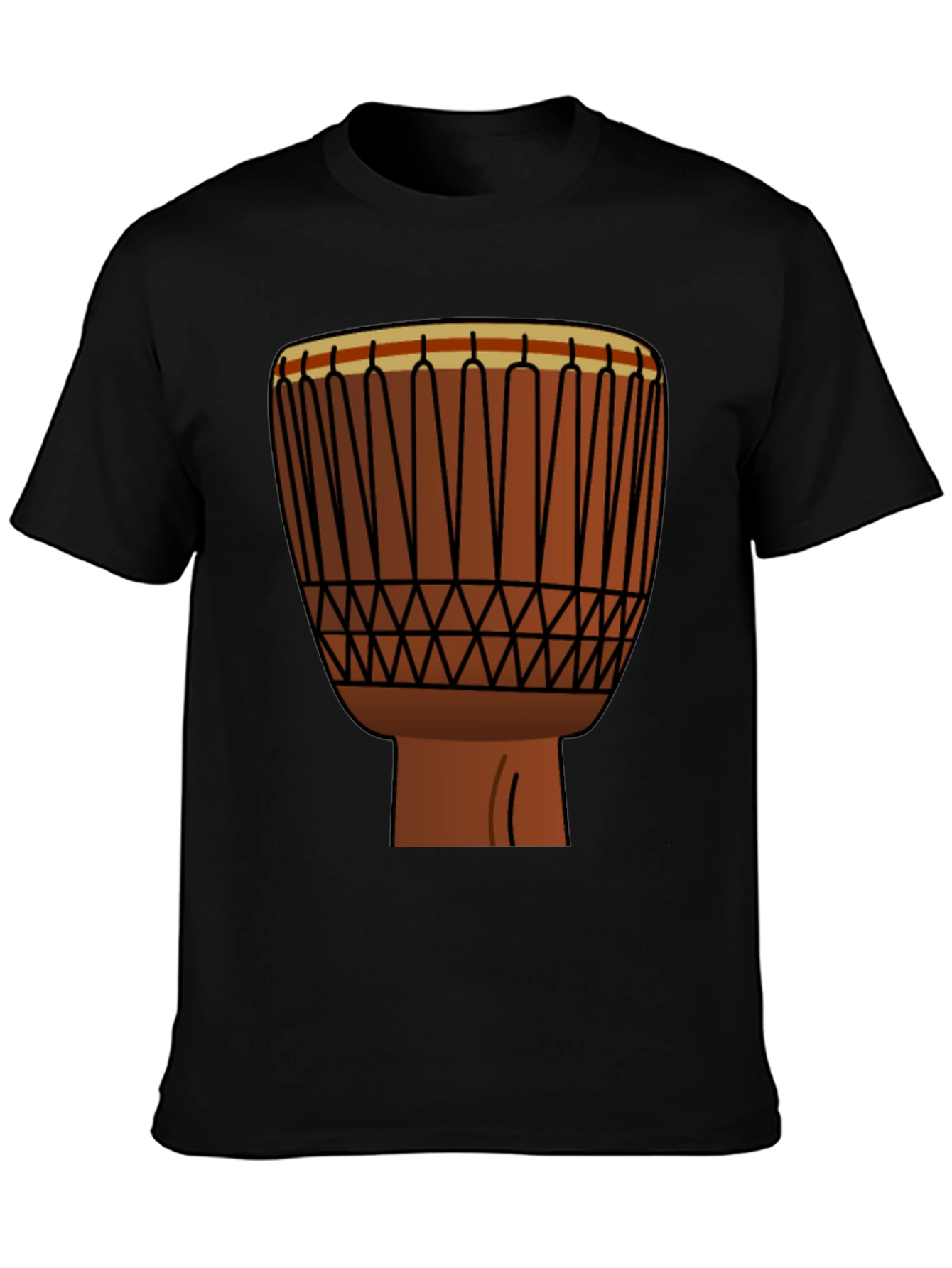 Djembe Drum Graphic Tee - Music Lover Shirt