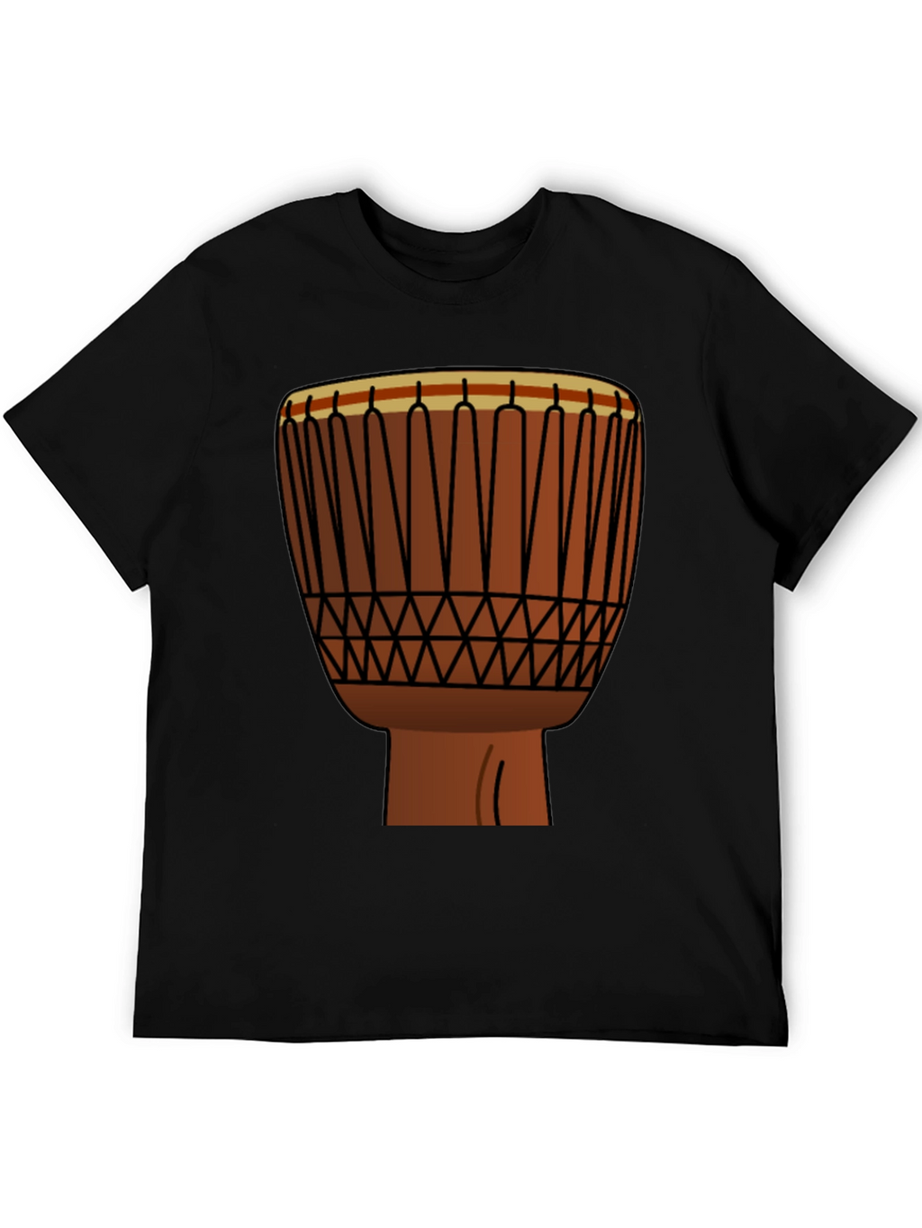Djembe Drum Graphic Tee - Music Lover Shirt