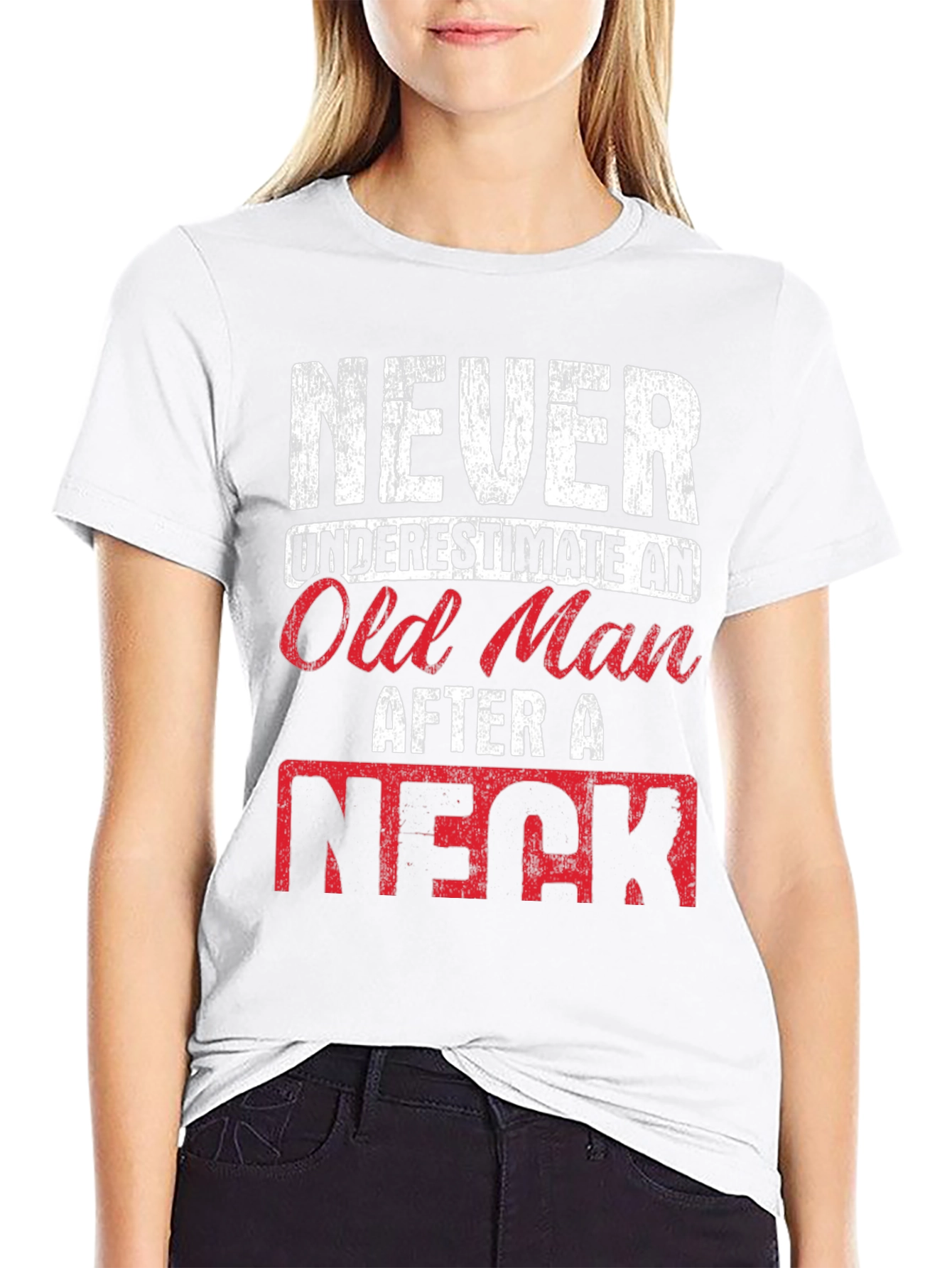 Never Underestimate Old Man T-Shirt