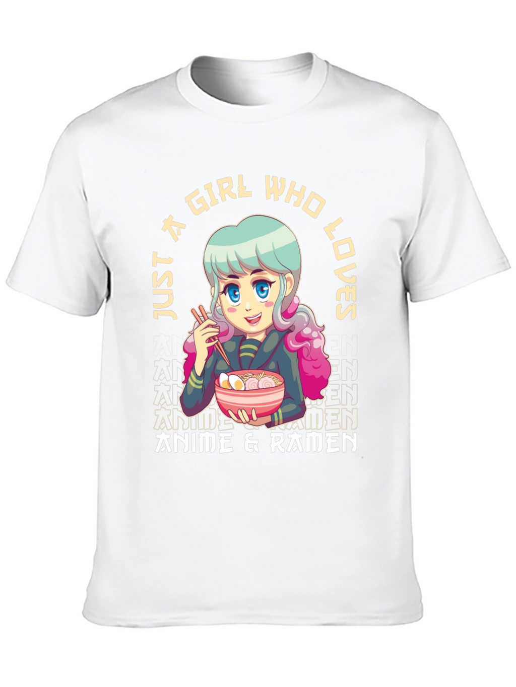 Anime & Ramen Girl T-Shirt