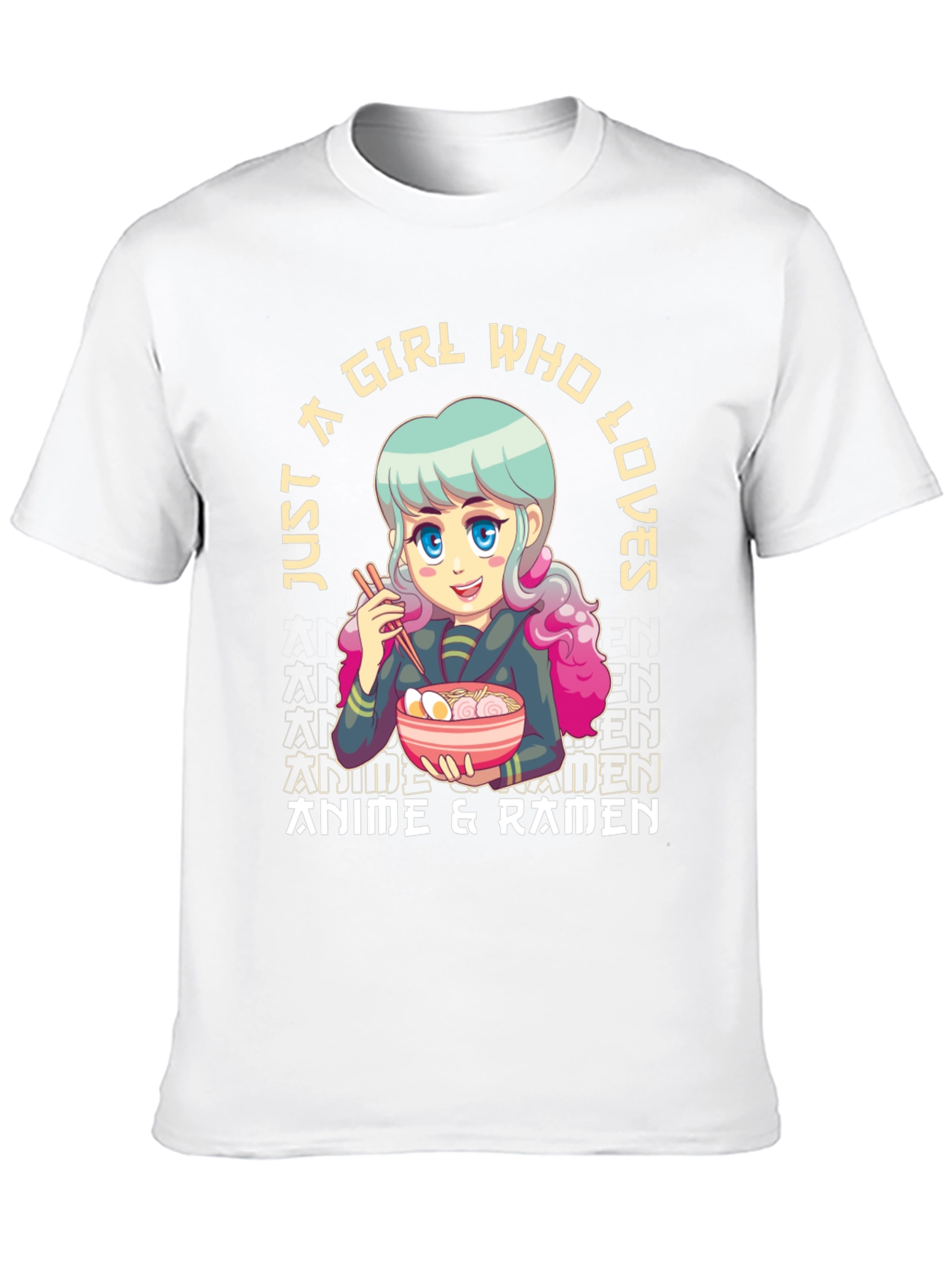 Anime & Ramen Girl T-Shirt