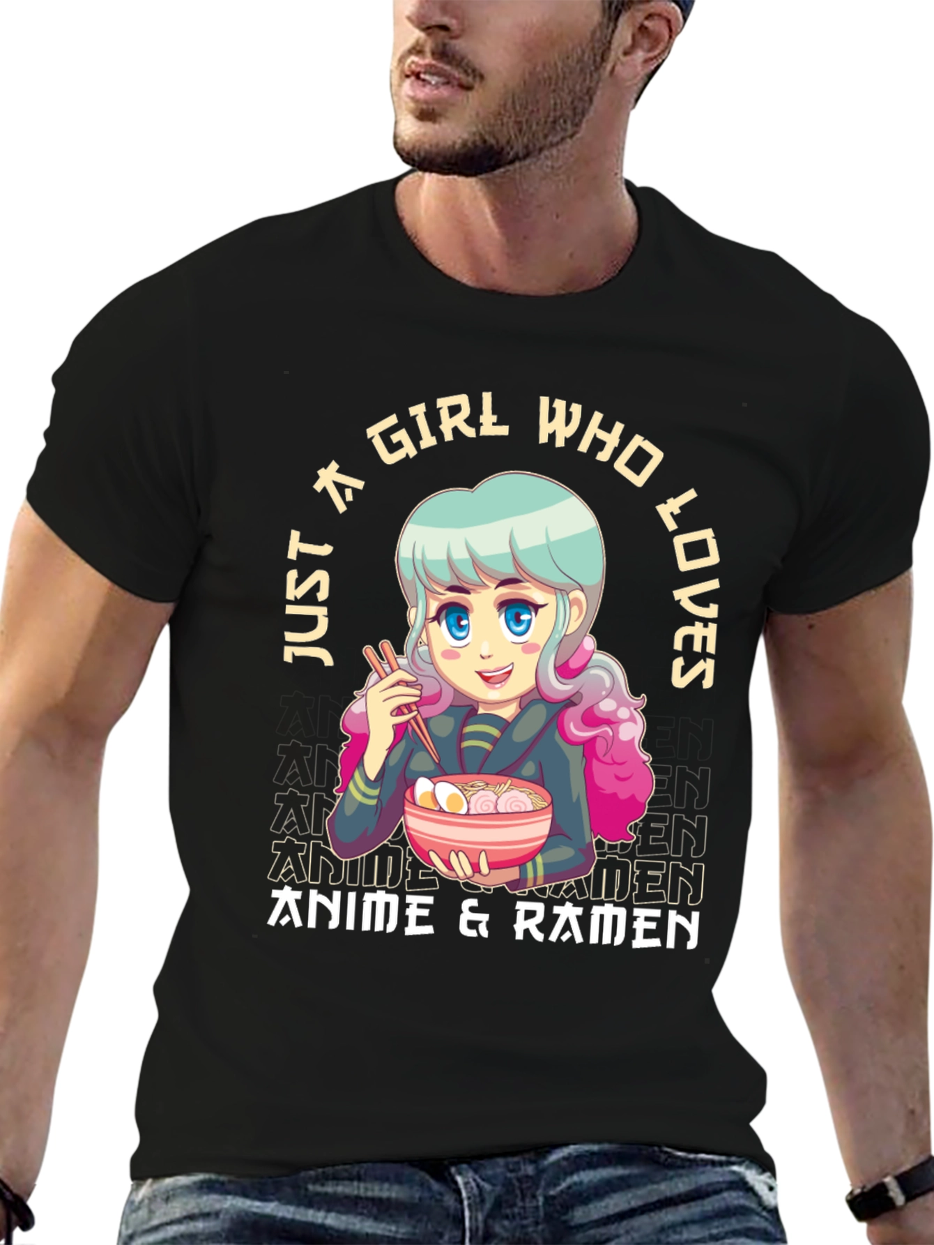 Anime & Ramen Girl T-Shirt