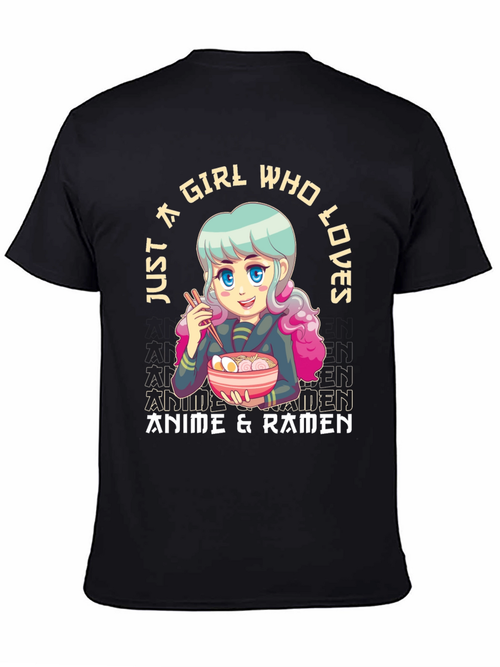 Anime & Ramen Girl T-Shirt