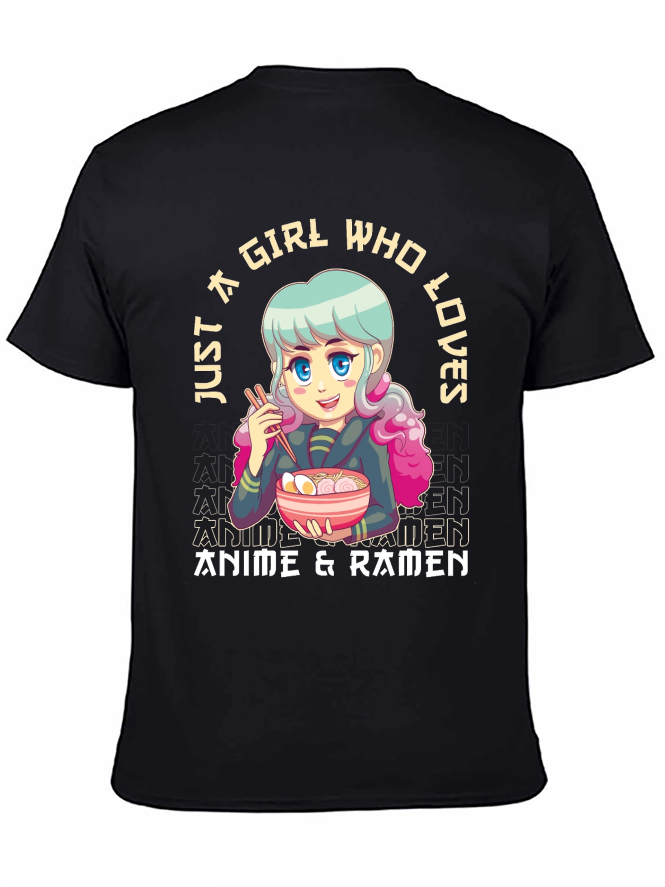 Anime & Ramen Girl T-Shirt
