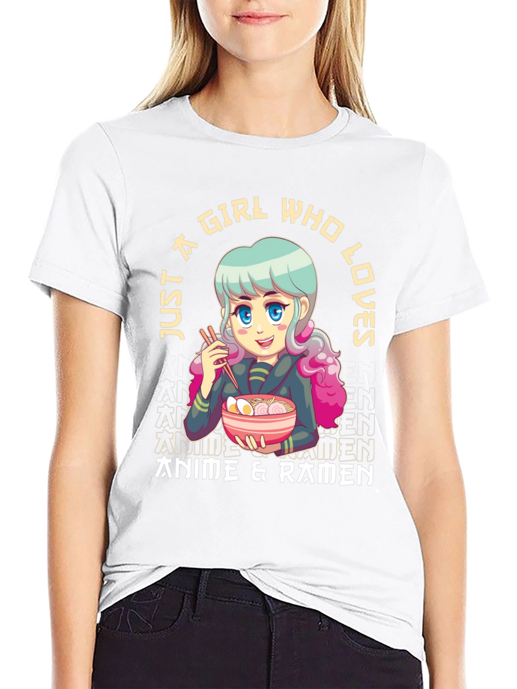 Anime & Ramen Girl T-Shirt