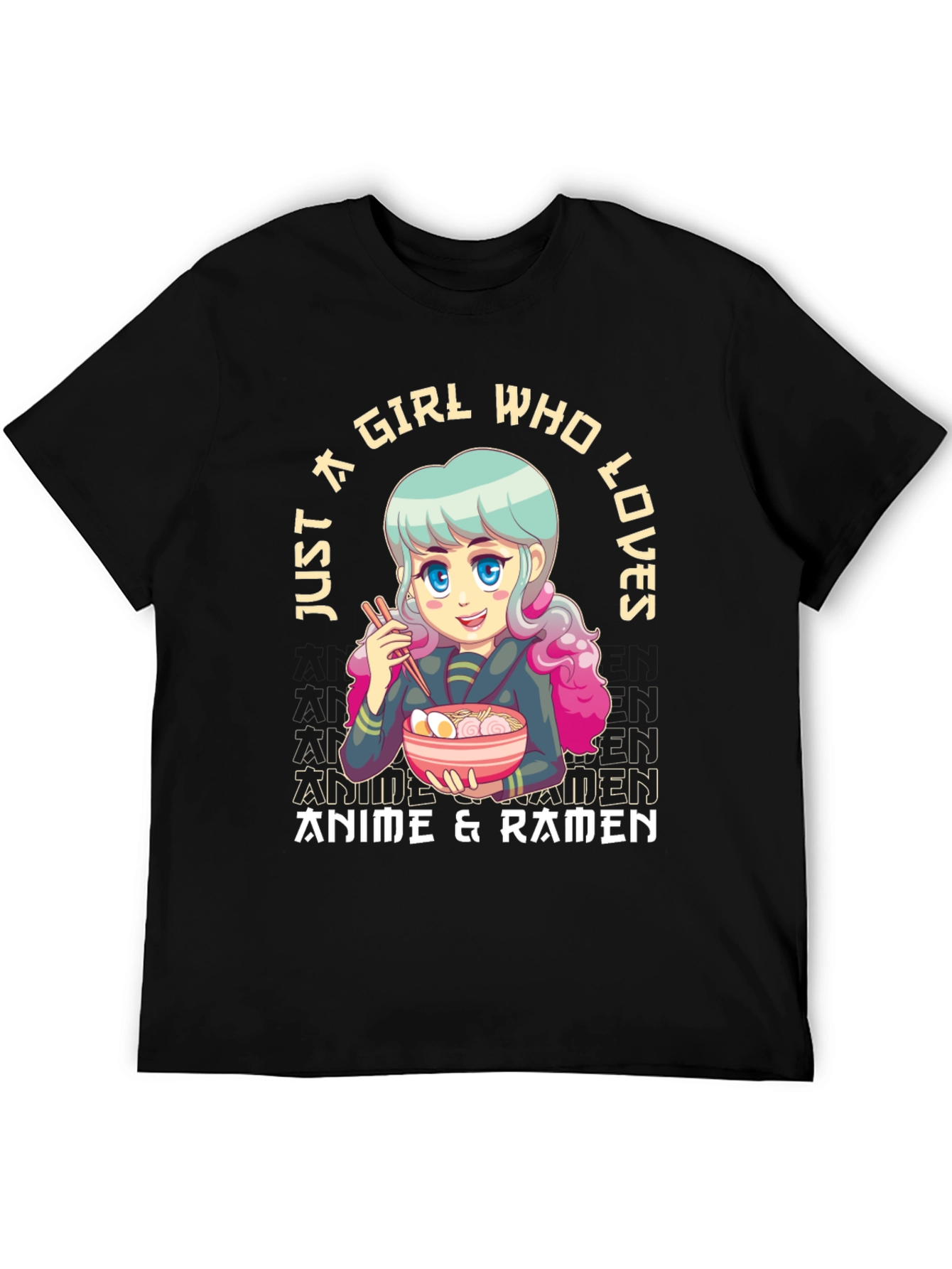 Anime & Ramen Girl T-Shirt