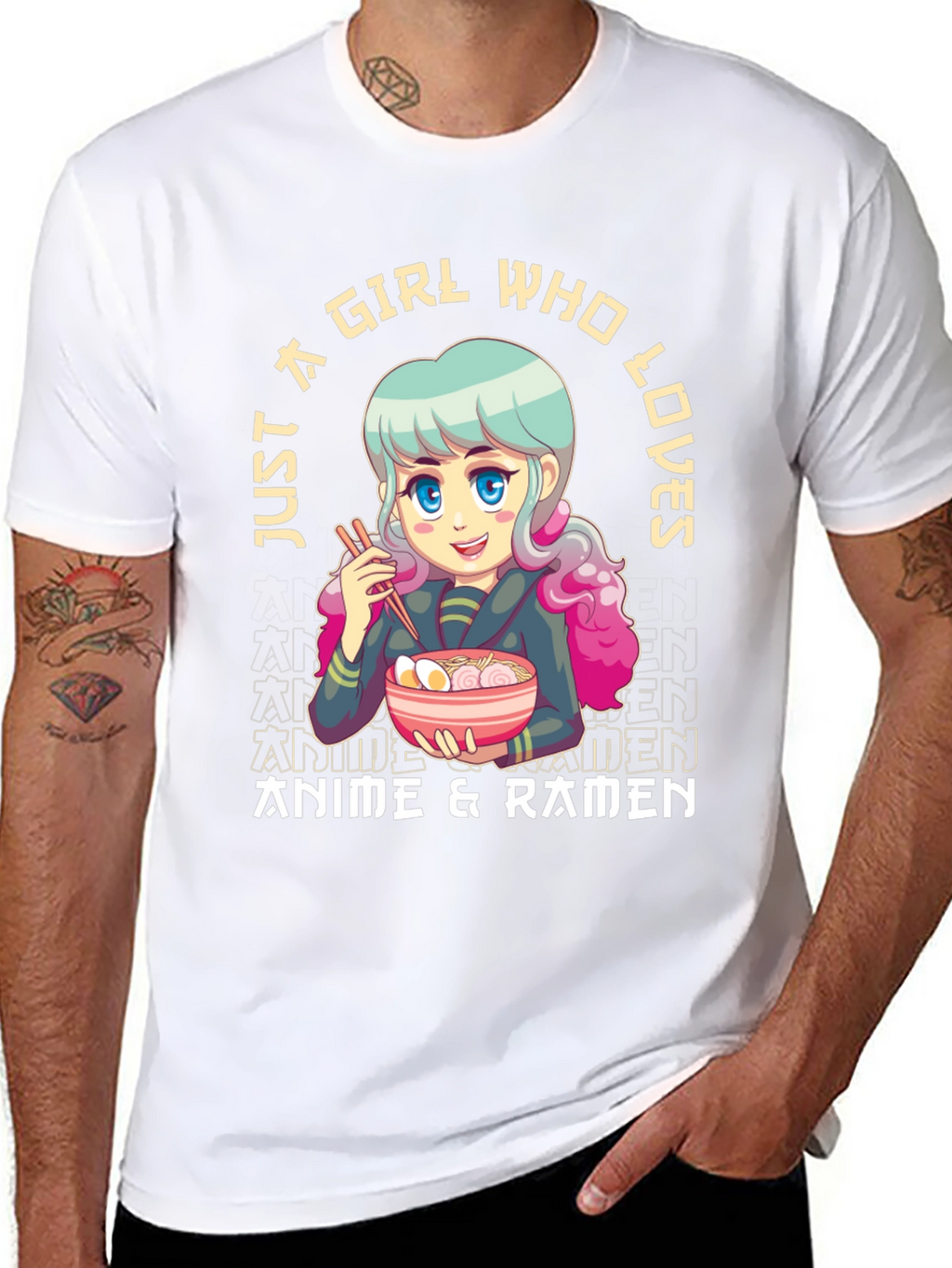 Anime & Ramen Girl T-Shirt
