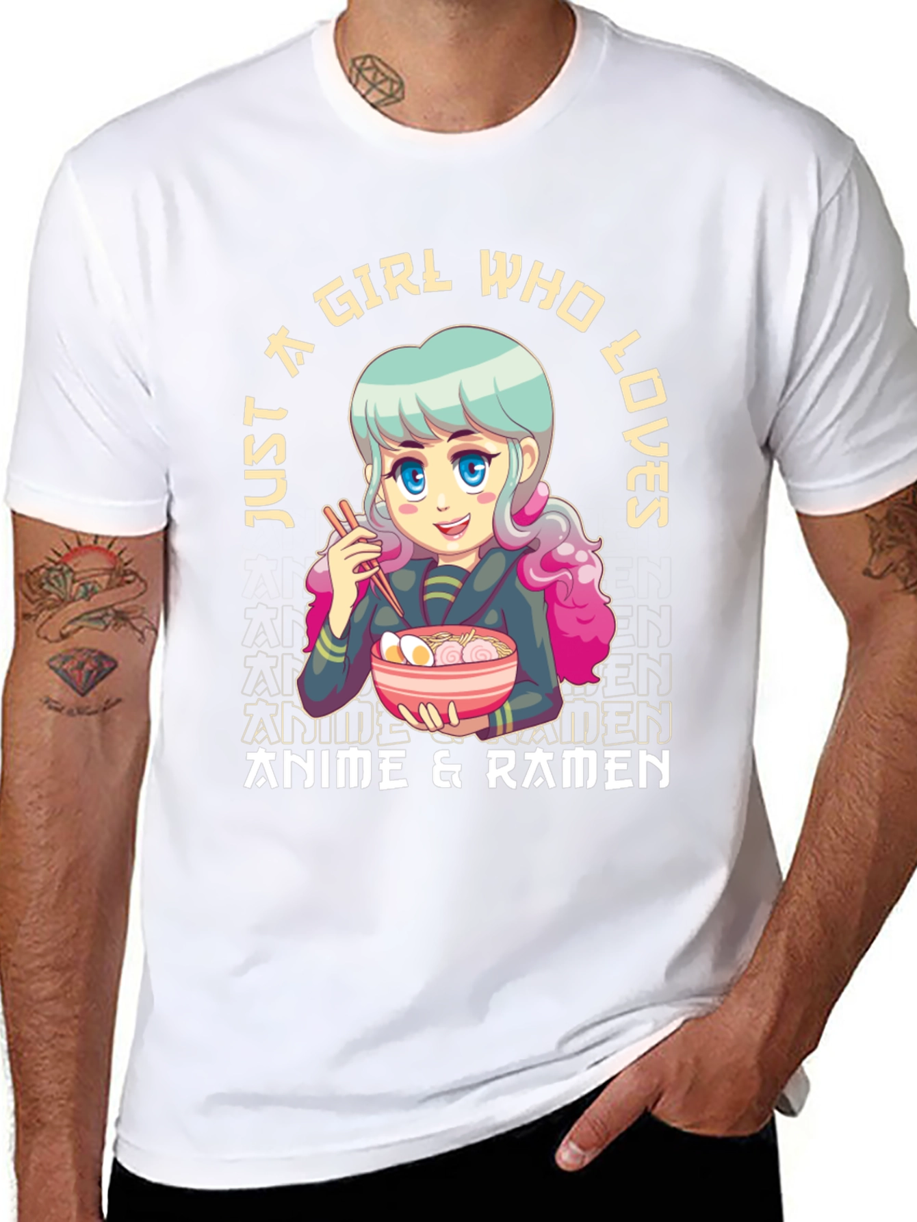 Anime & Ramen Girl T-Shirt
