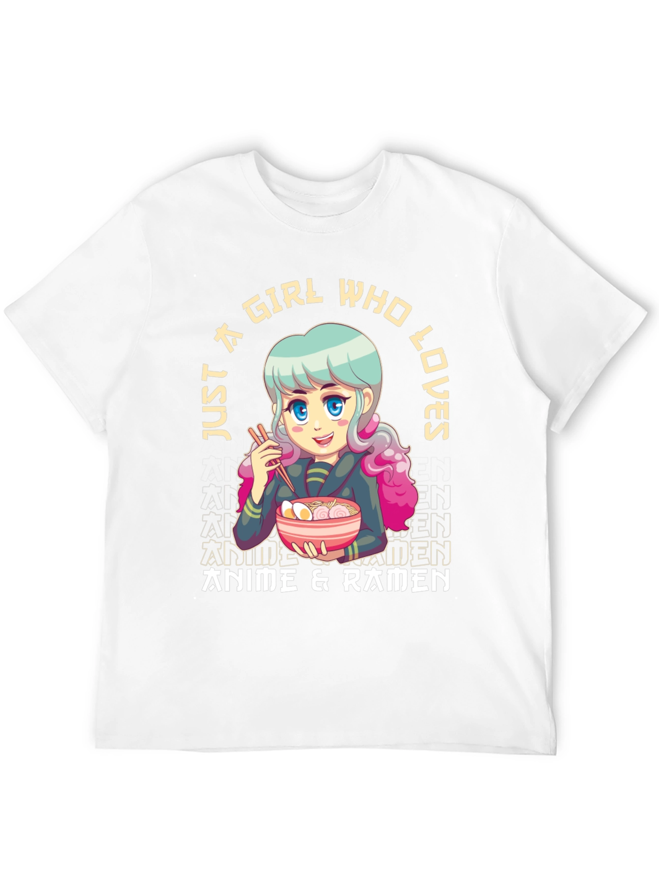 Anime & Ramen Girl T-Shirt